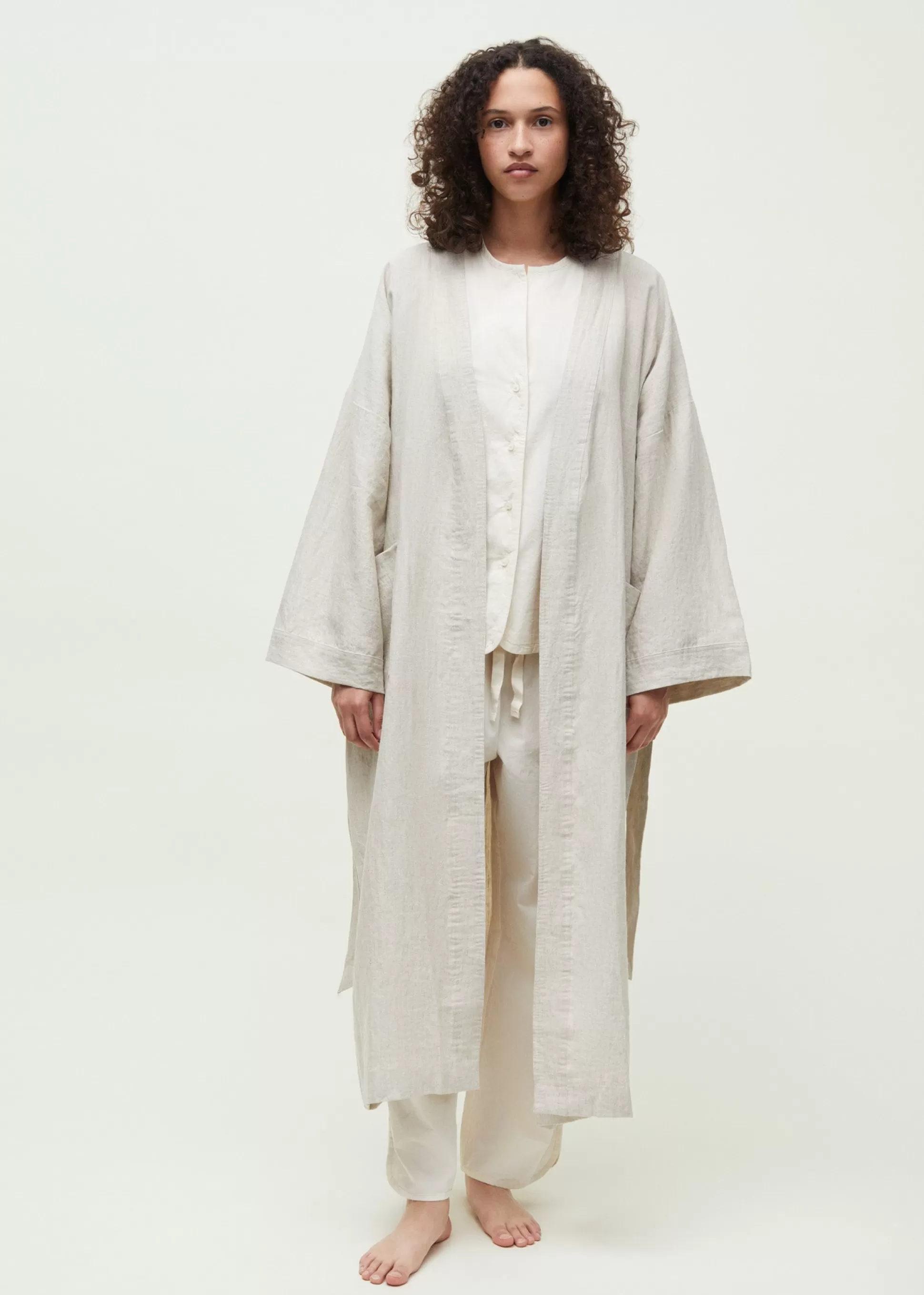 aiayu Badekåber<Kimono linen Pure Nature