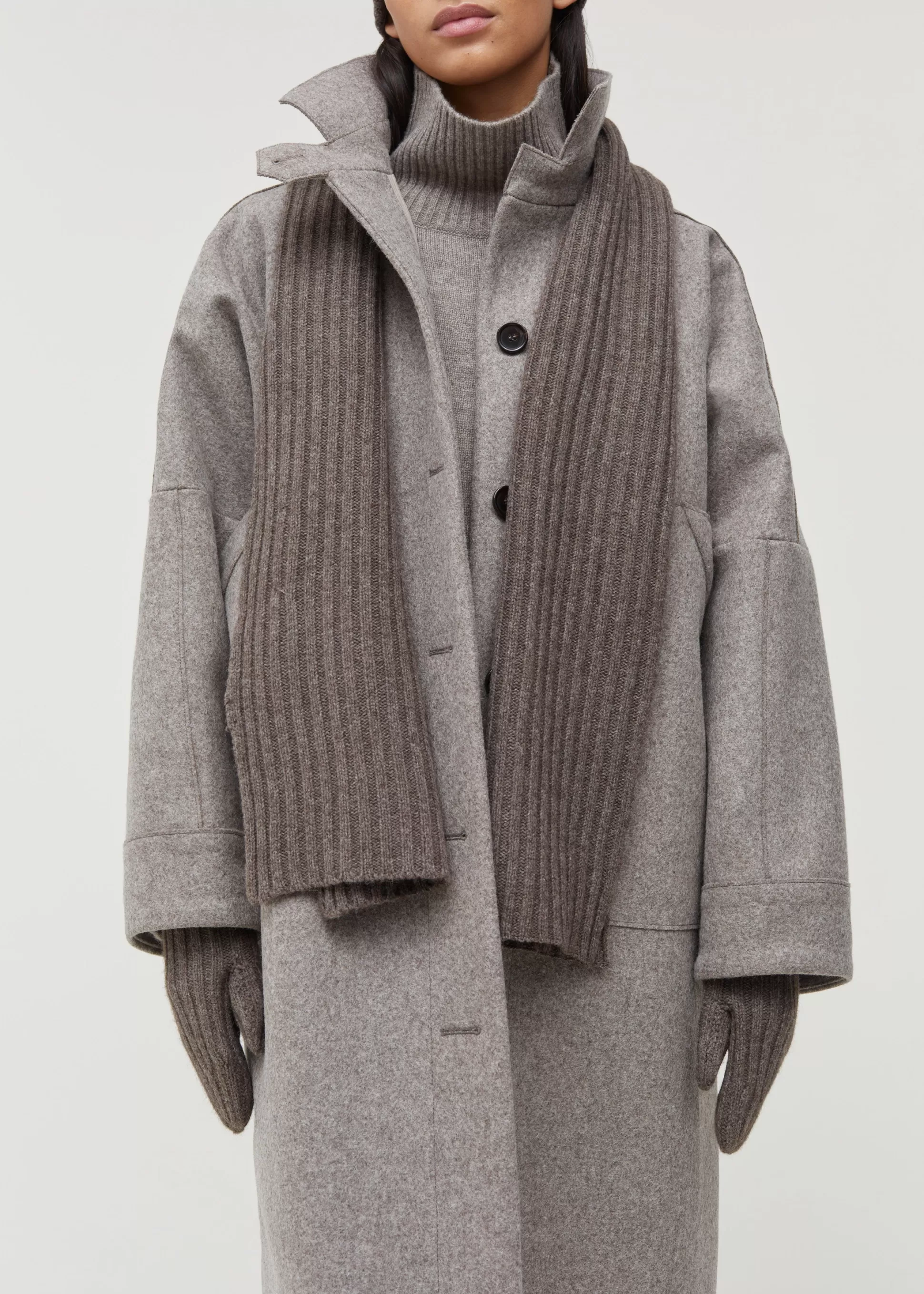 aiayu Tørklæder<Kirk yak scarf Pure Light Brown