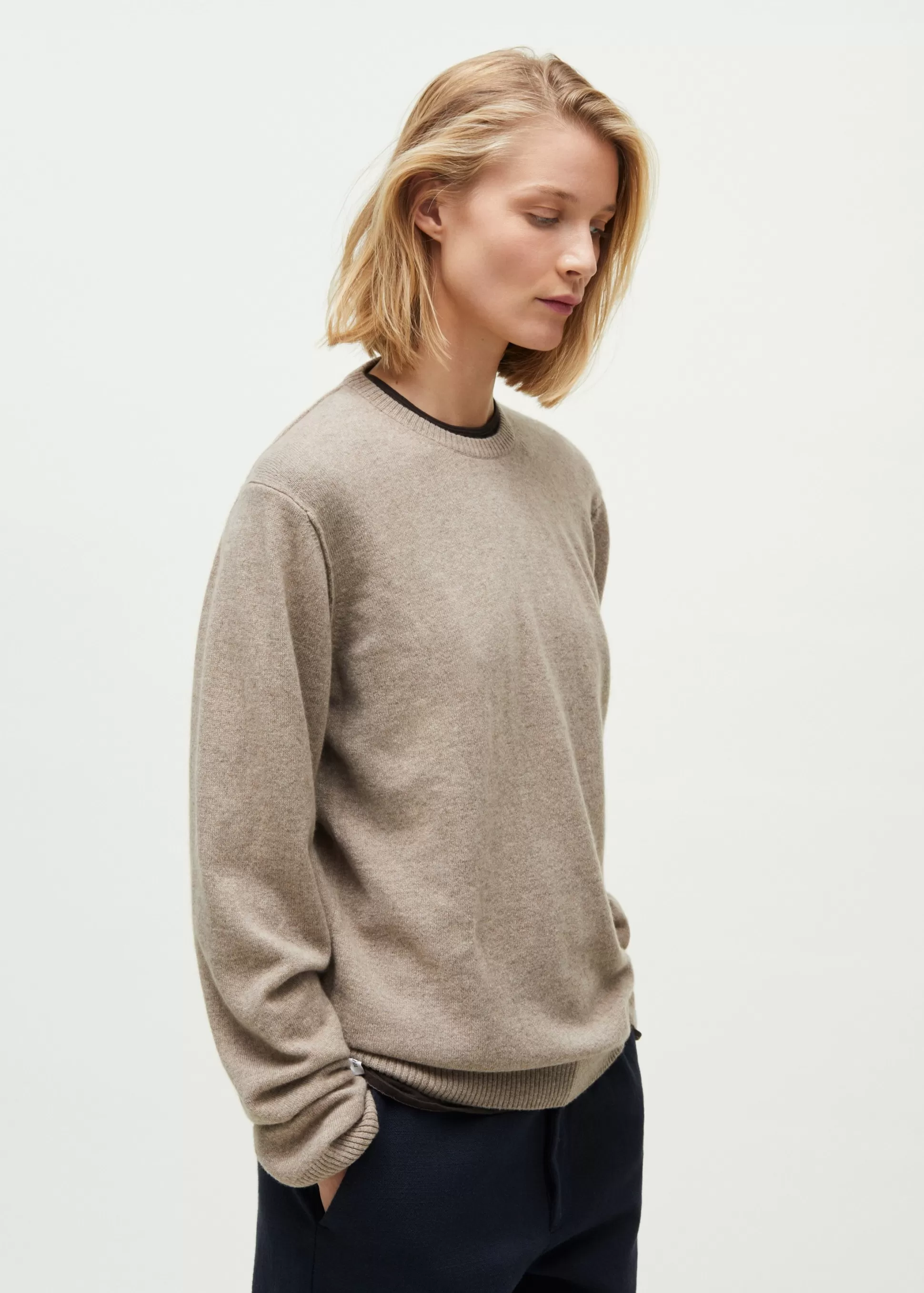 aiayu Strik<Leonardo sweater - pure cashmere Pure Grain