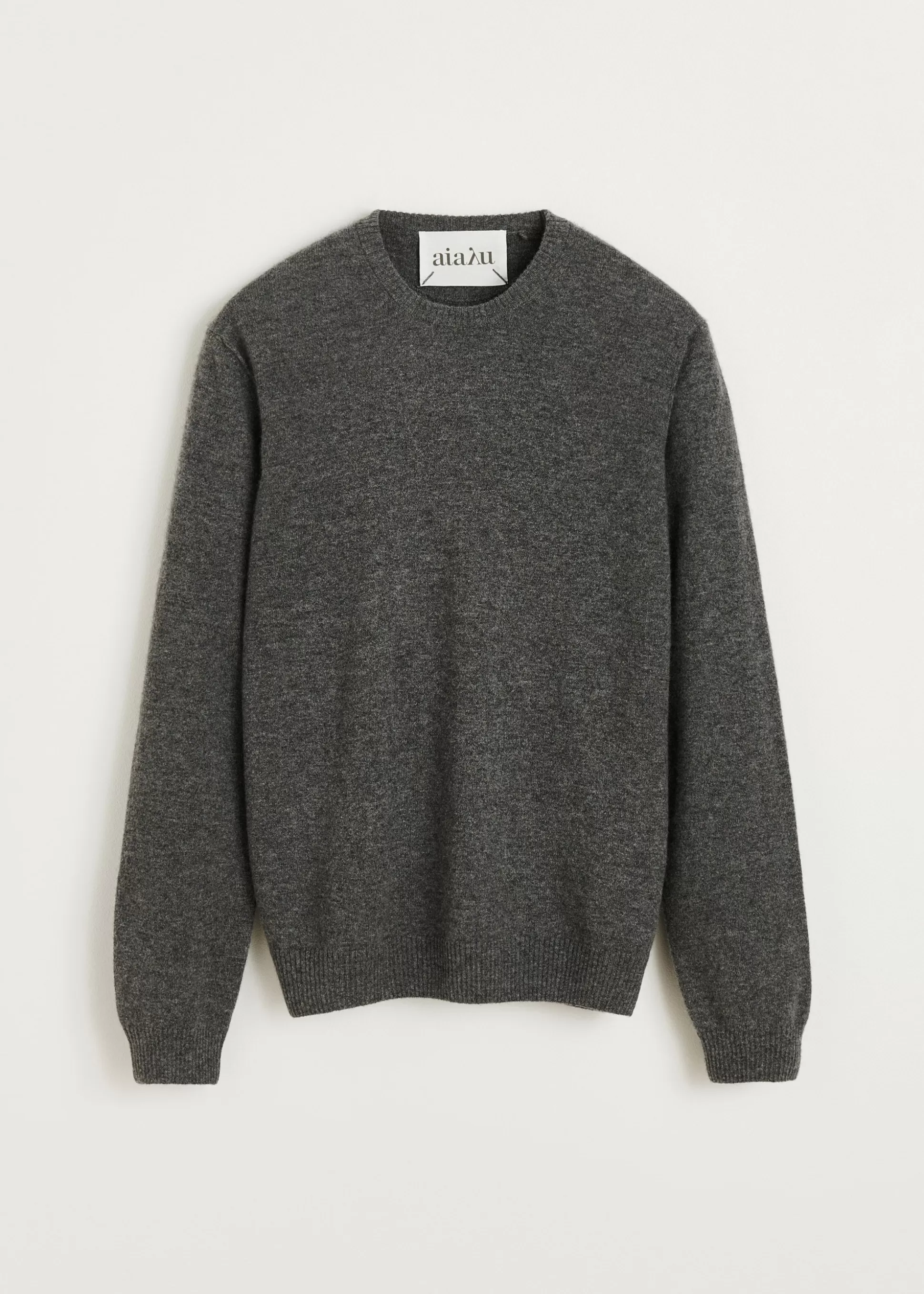 aiayu Strik<Leonardo sweater - pure cashmere Stormy