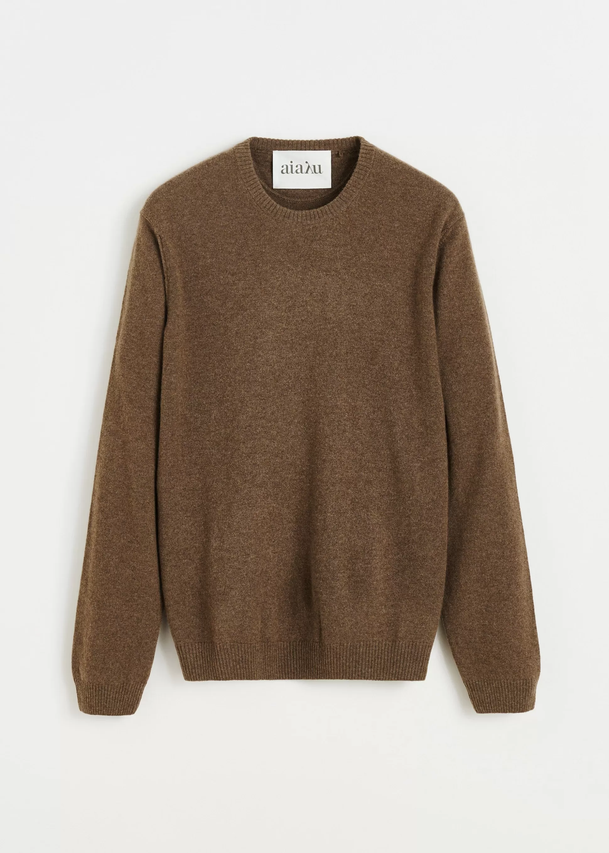 aiayu Strik<Leonardo sweater - pure cashmere Pure Dark Brown