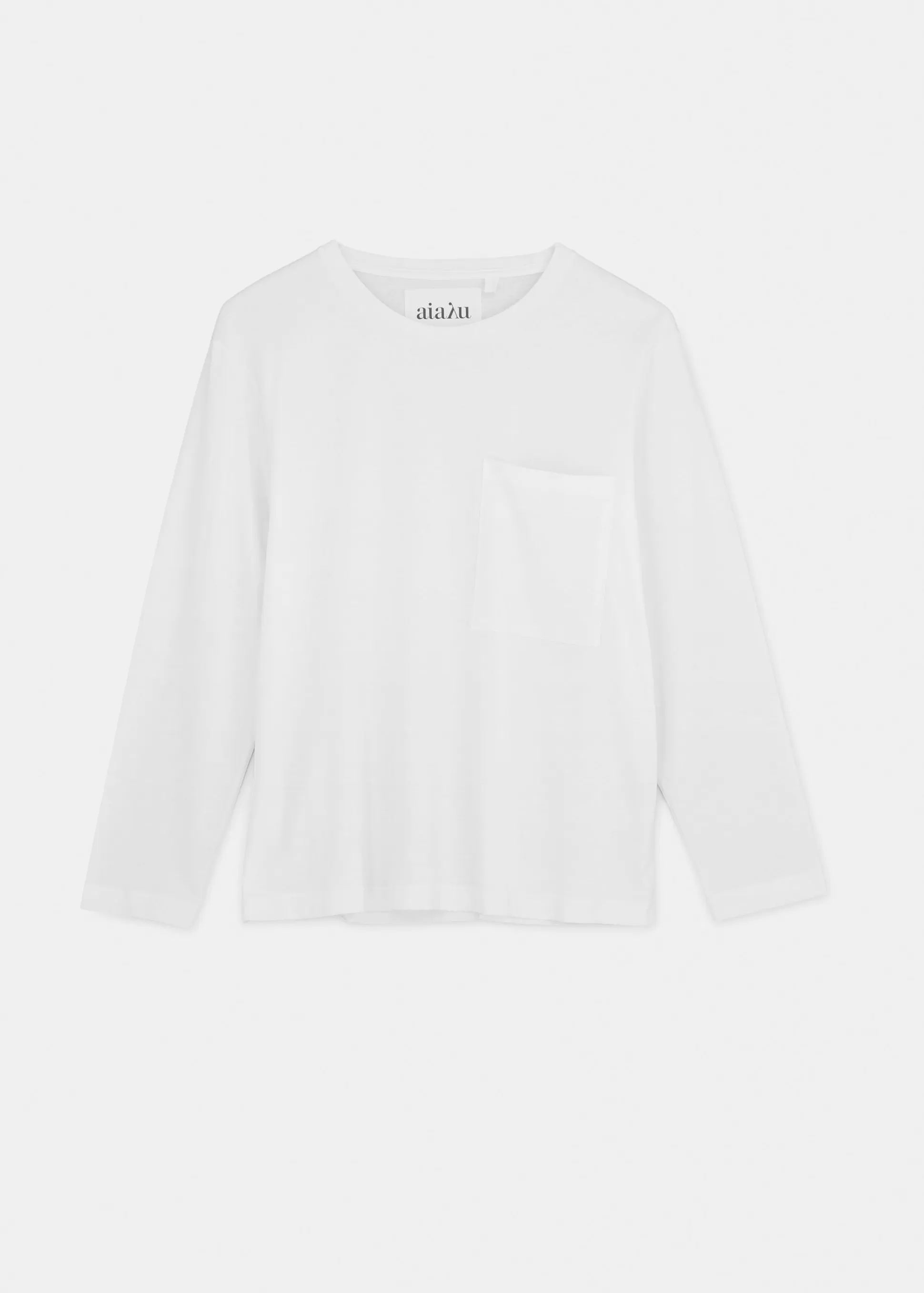 aiayu T-Shirts & Tops<Light long sleeve tee White