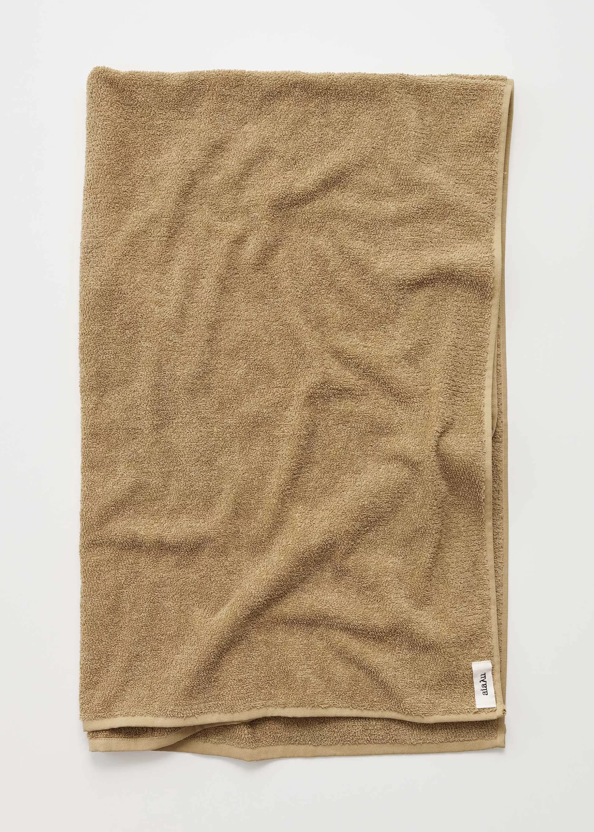 aiayu Håndklæder<Linen bath sheet - 100x150 Saffron