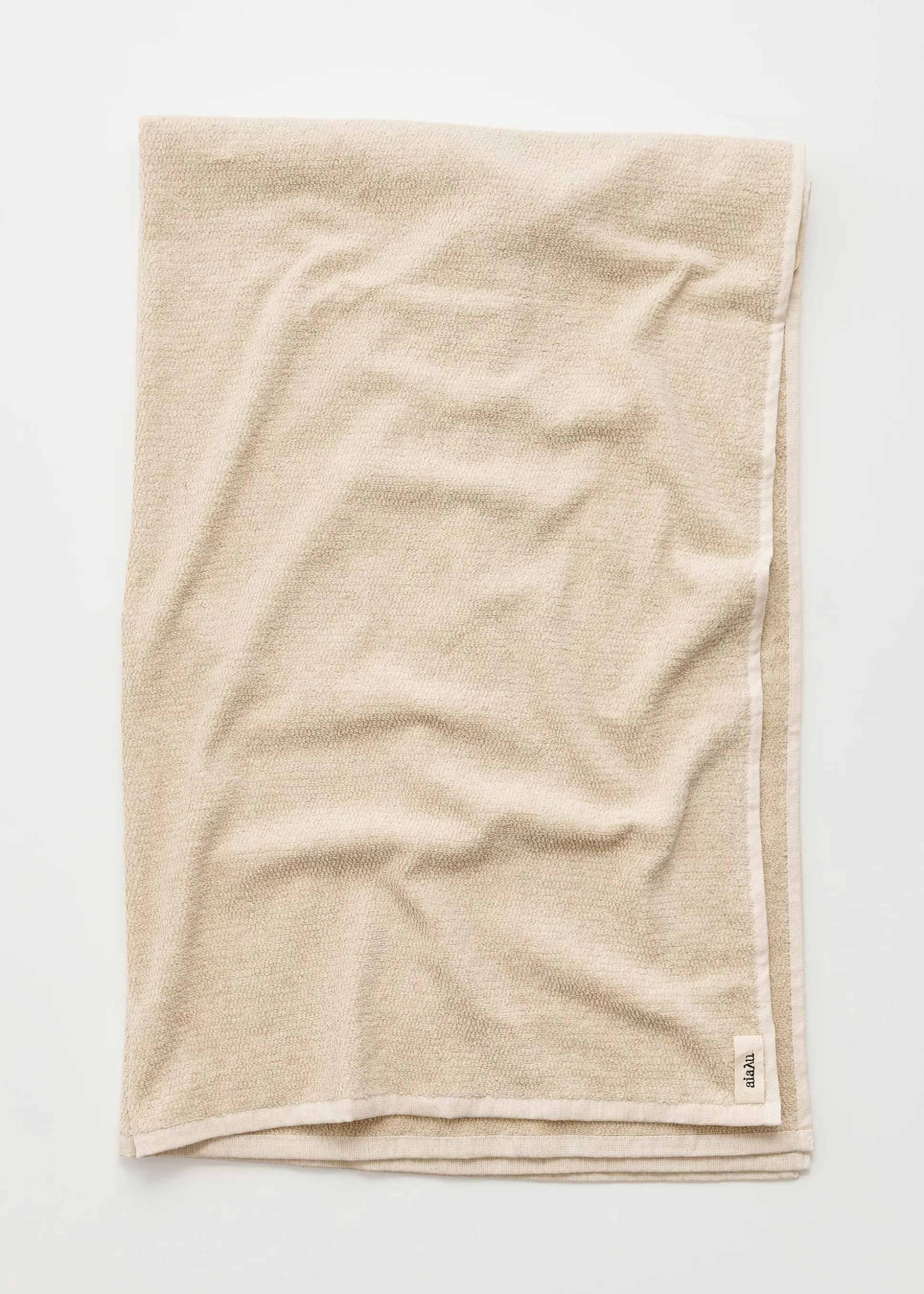 aiayu Håndklæder<Linen bath sheet - 100x150 Pure Nature