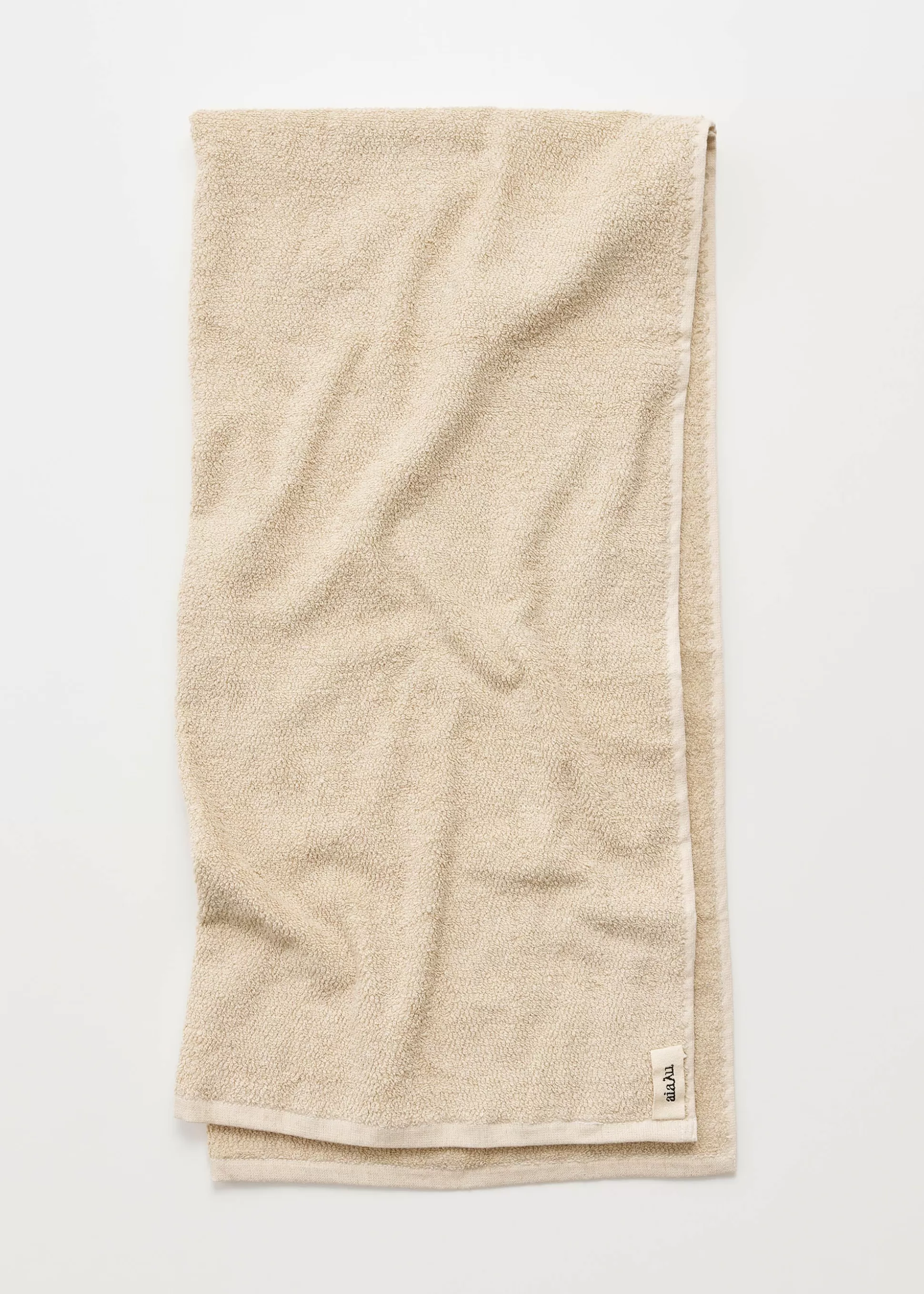 aiayu Håndklæder<Linen bath towel - 70x140 Pure Nature