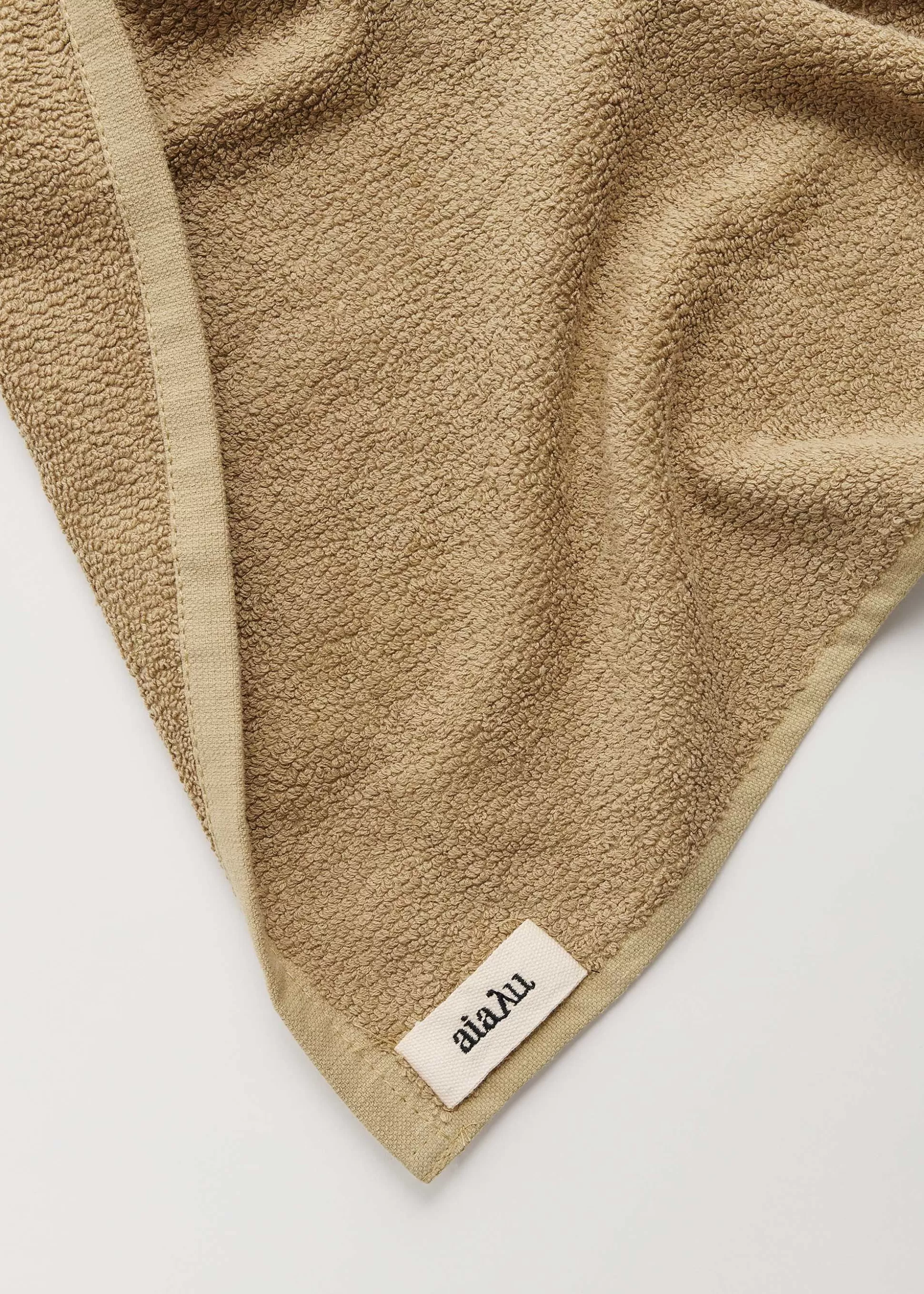 aiayu Håndklæder<Linen bath towel - 70x140 Saffron