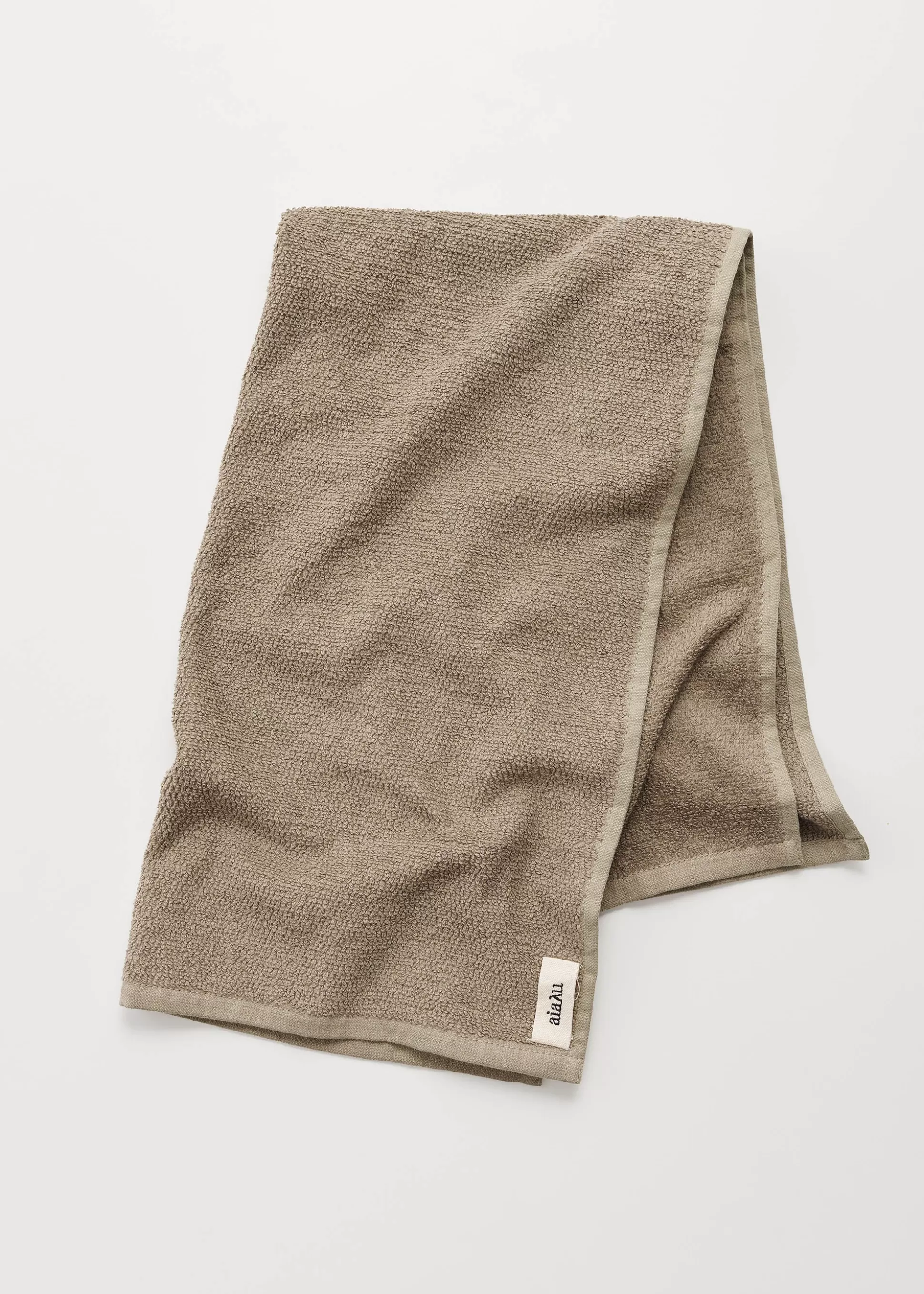 aiayu Håndklæder<Linen hand towel - 50x90 Earth