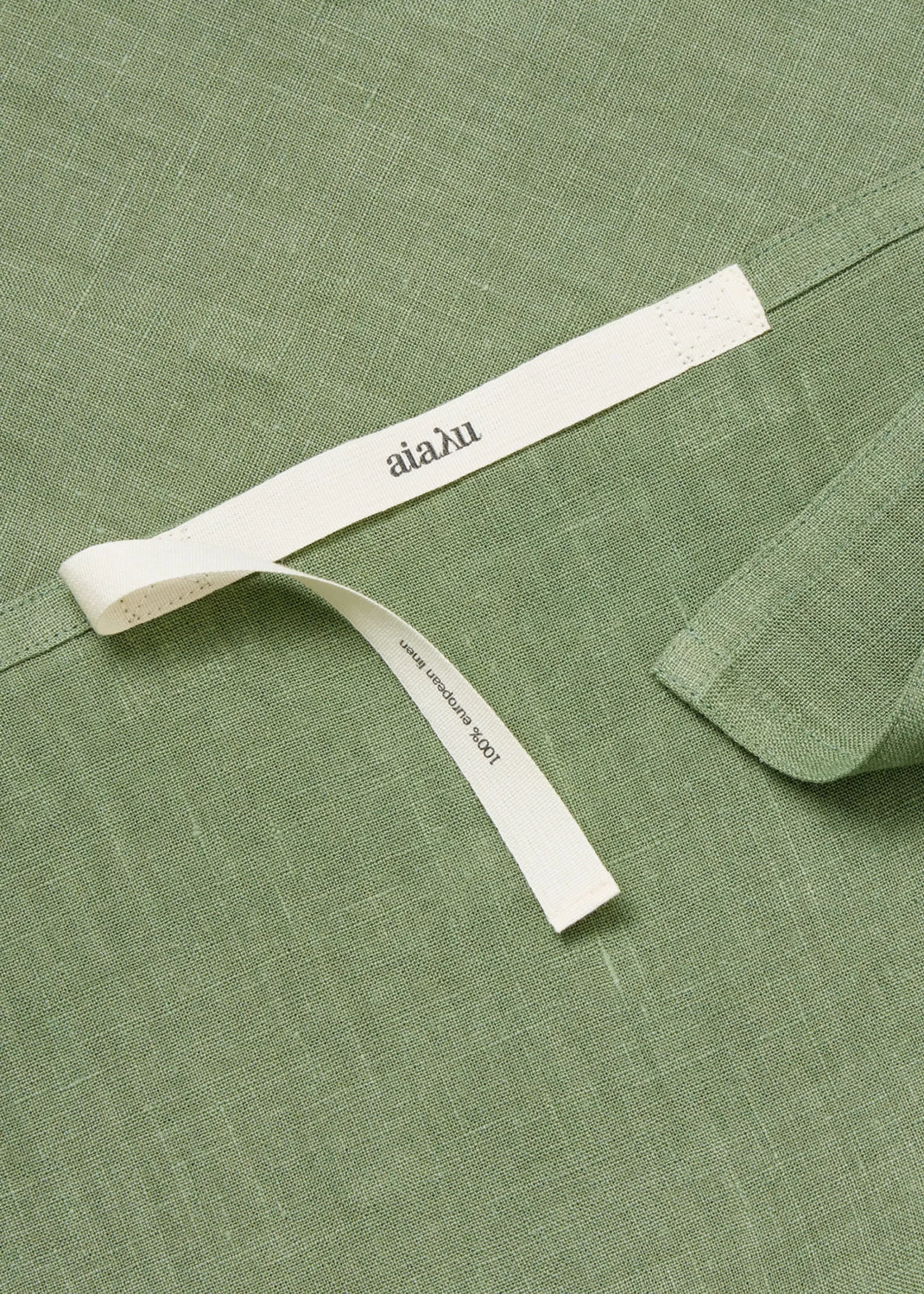 aiayu Karklude & Viskestykker<Linen kitchen towel (set of 2 pcs) Dusty Green