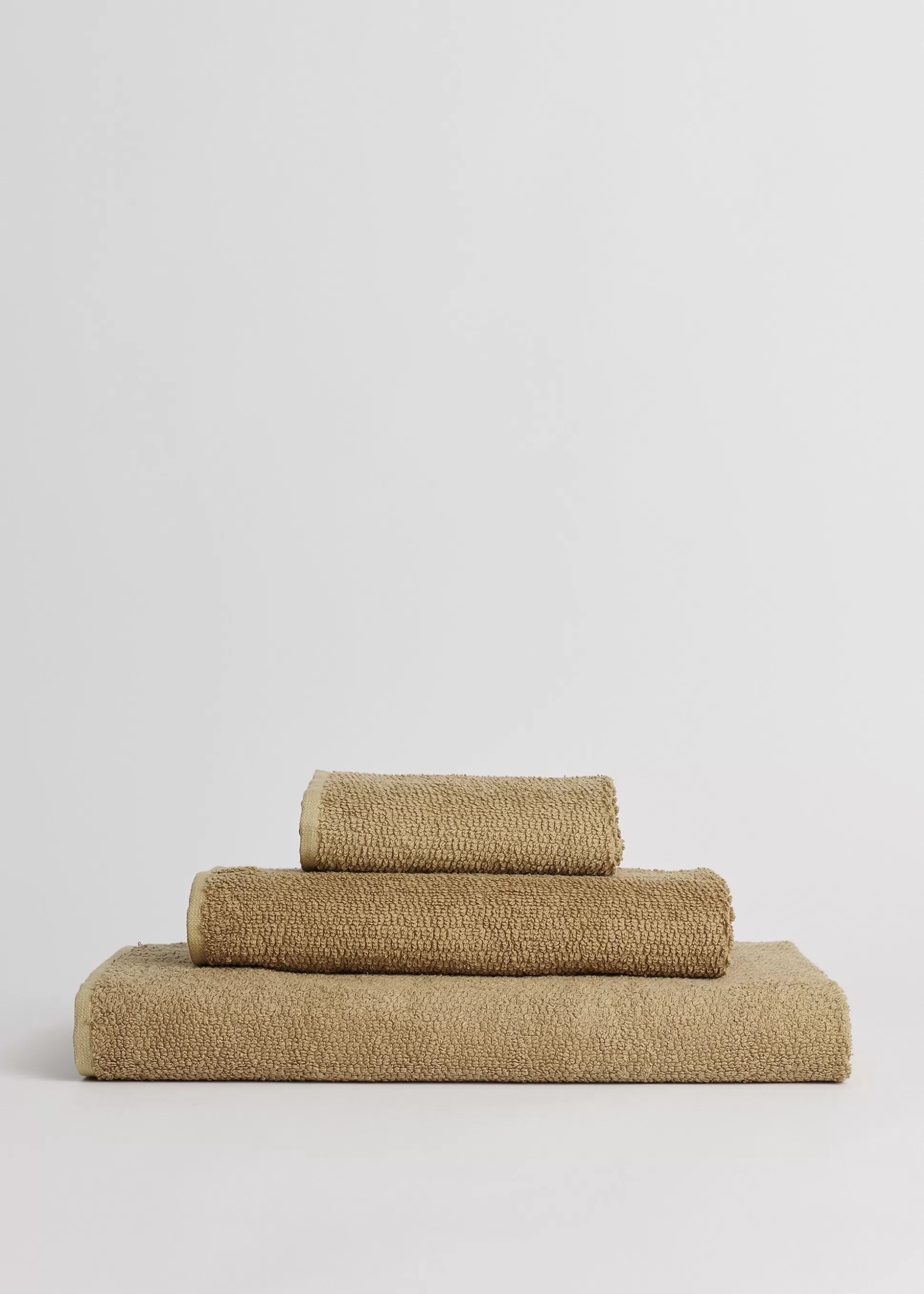 aiayu Håndklæder<Linen towels (set of 3 pcs) Saffron