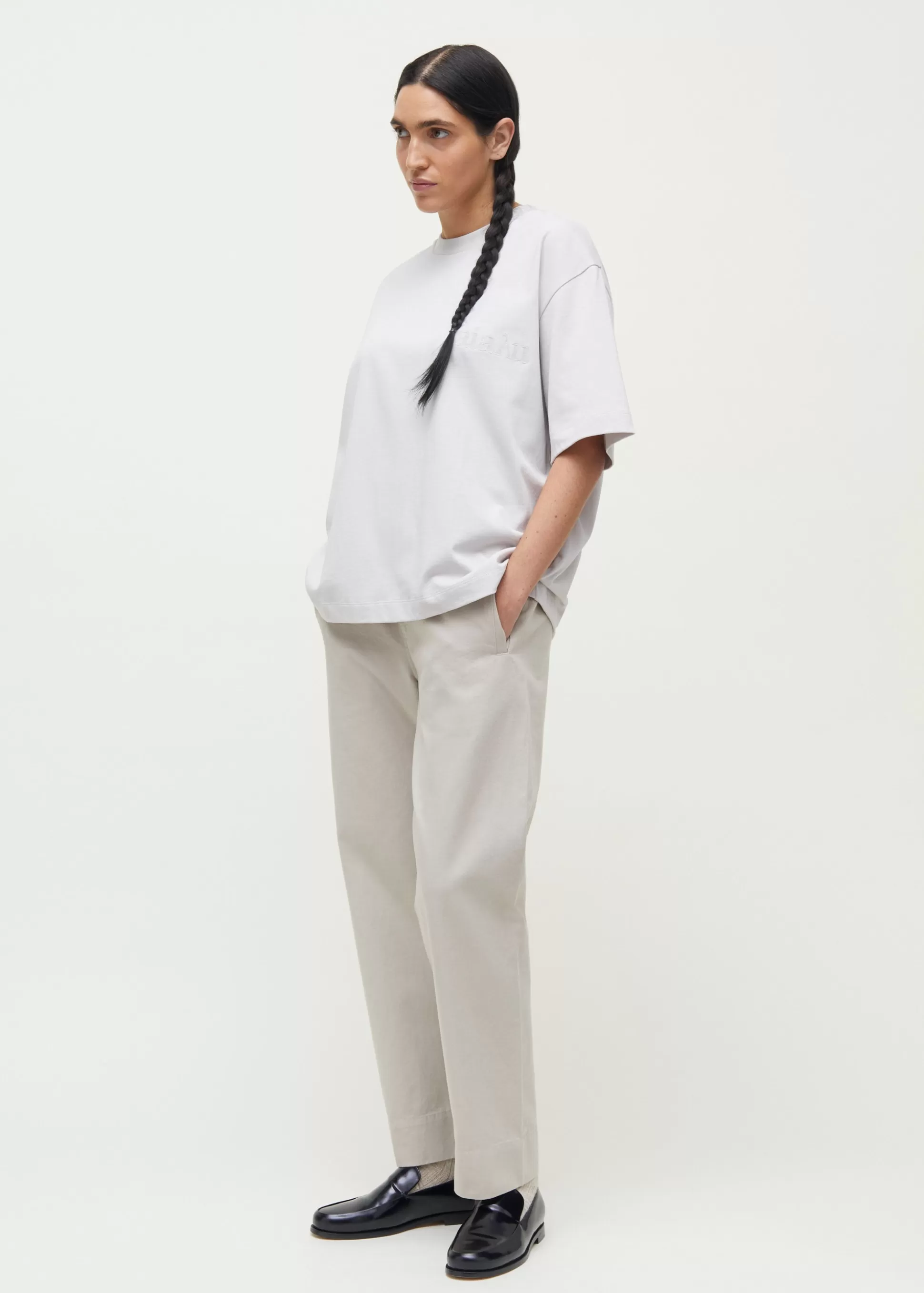 aiayu T-Shirts & Tops<Lou circular tee Salt