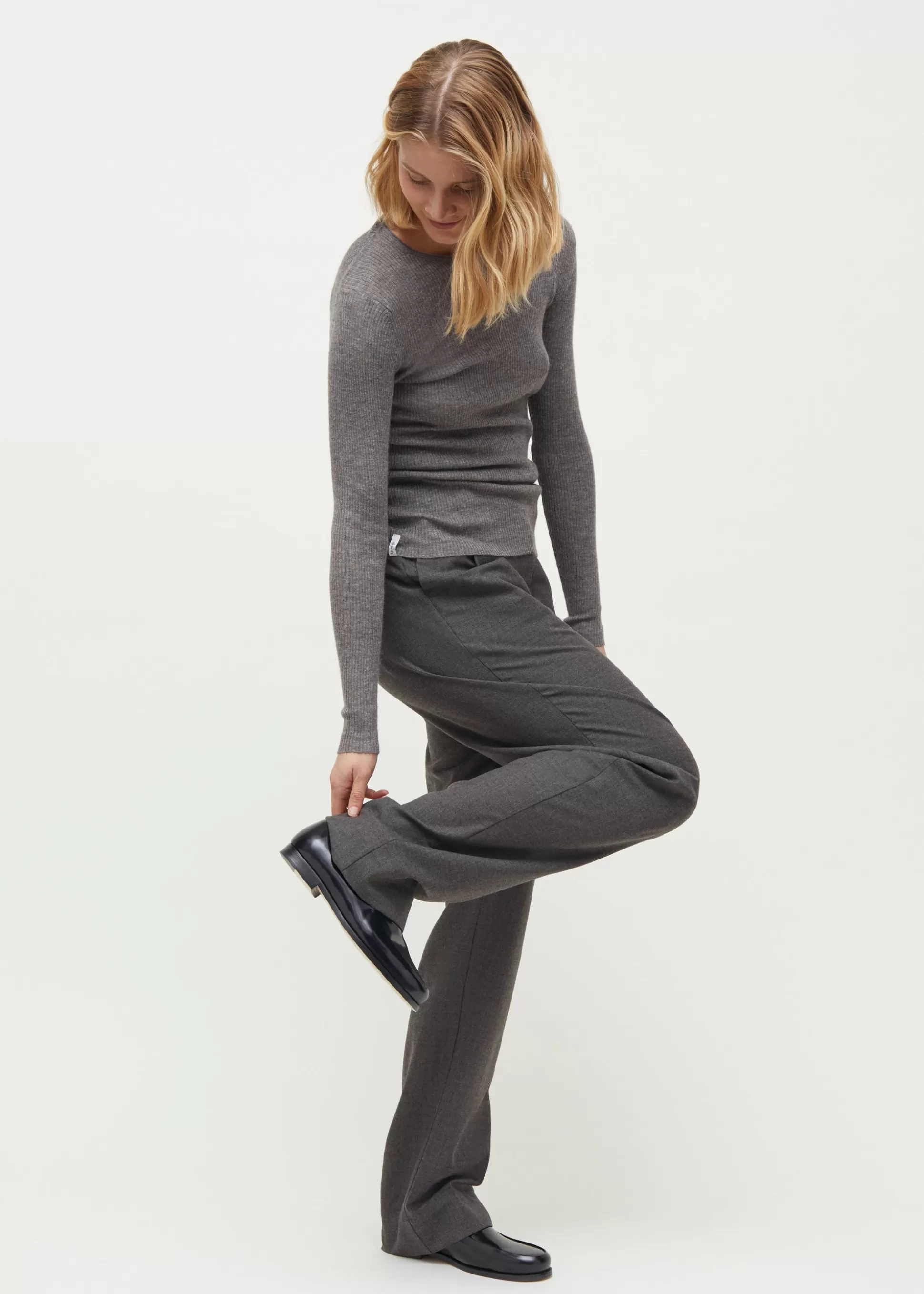 aiayu Bluser<Madigan blouse - cashmere Yak Melange