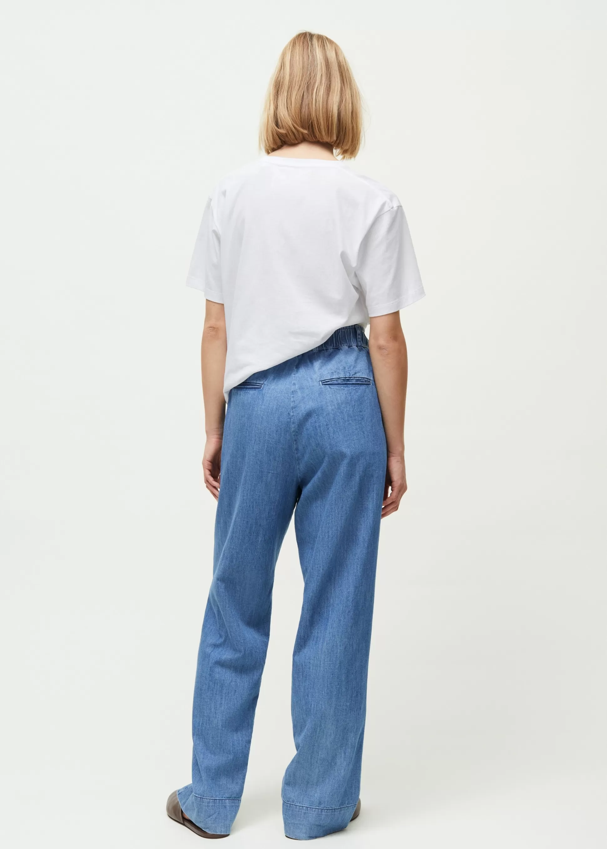 aiayu Bukser<Miles pant denim Iceberg
