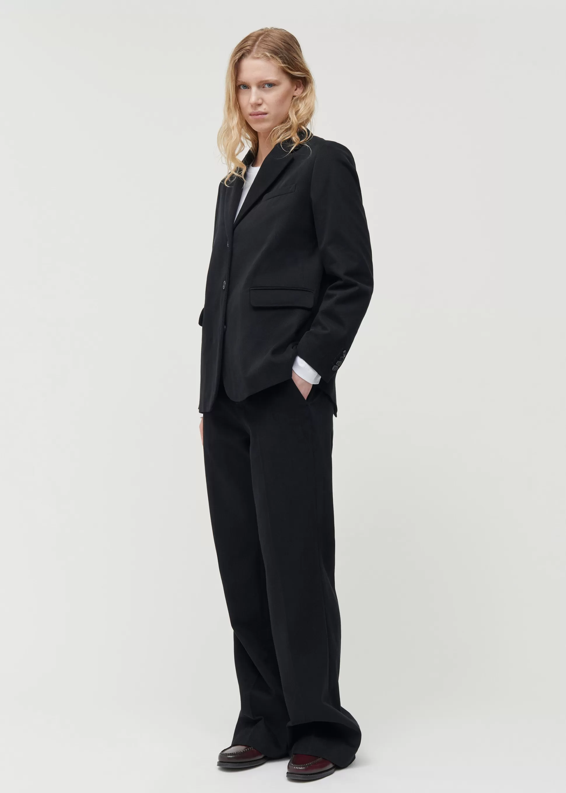 aiayu Bukser<Milo pant velvet Black