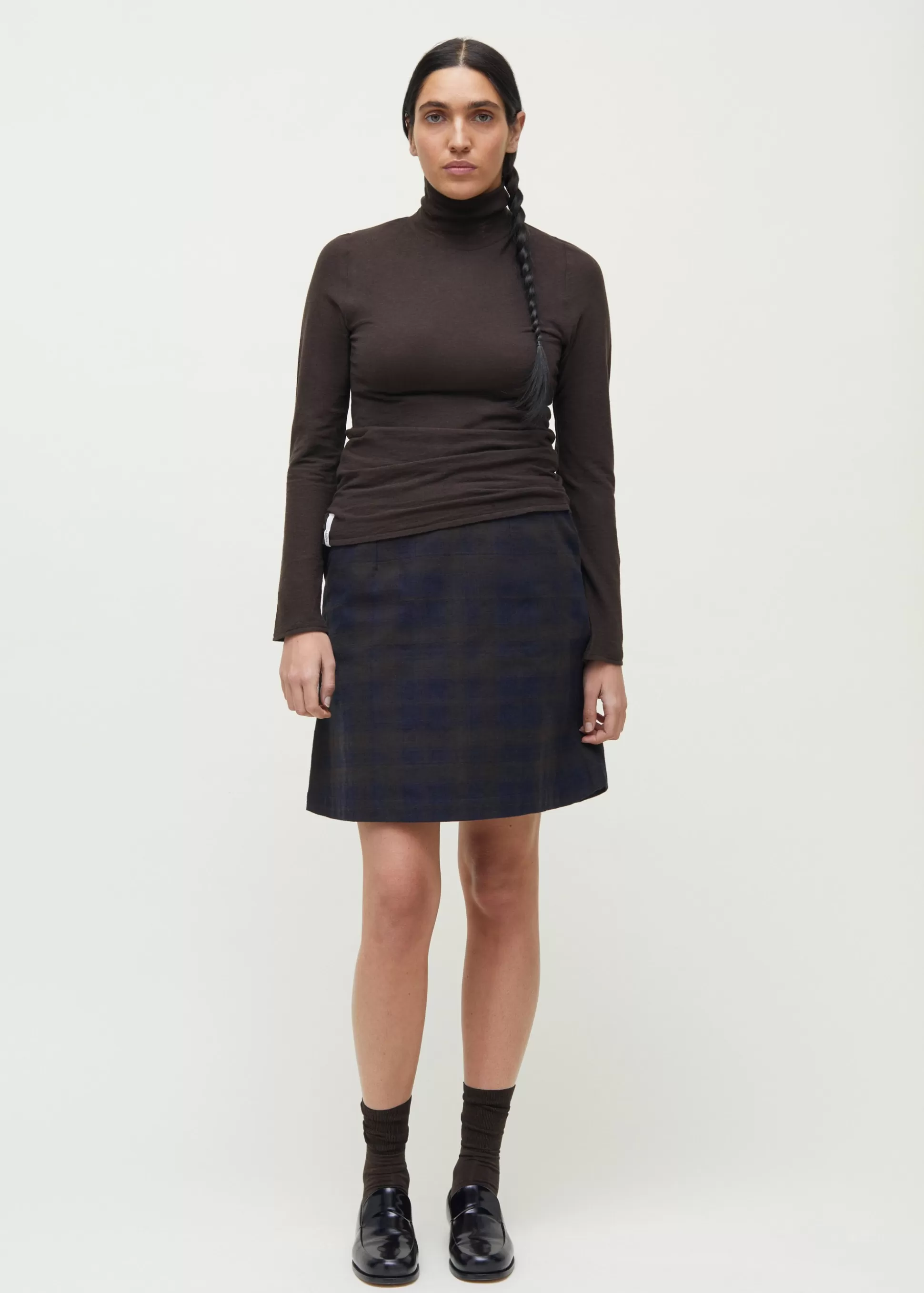 aiayu Kjoler & Nederdele<Mini skirt check Mix Navy