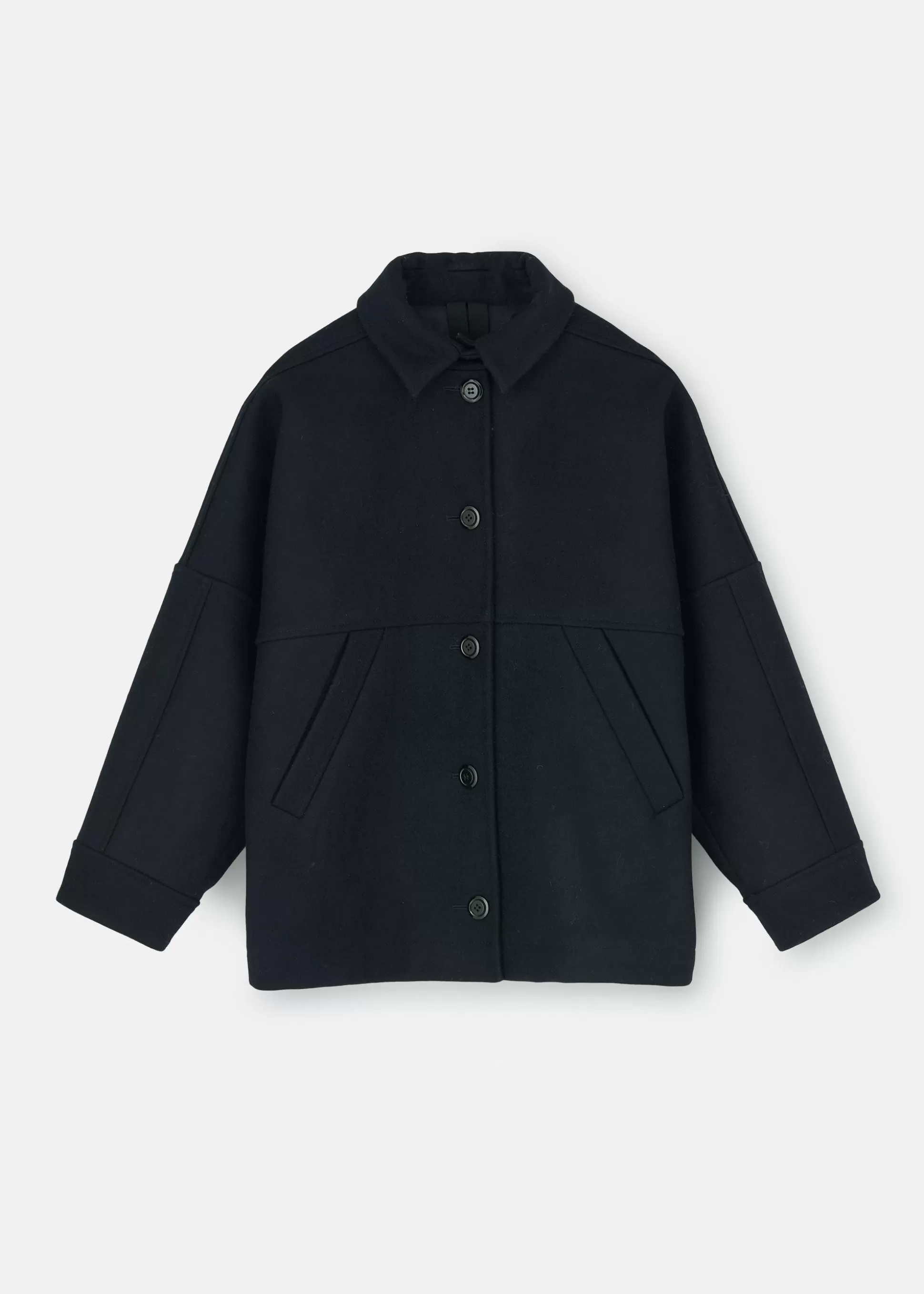 aiayu Jakker & Blazere<Moa jacket - loden wool Navy