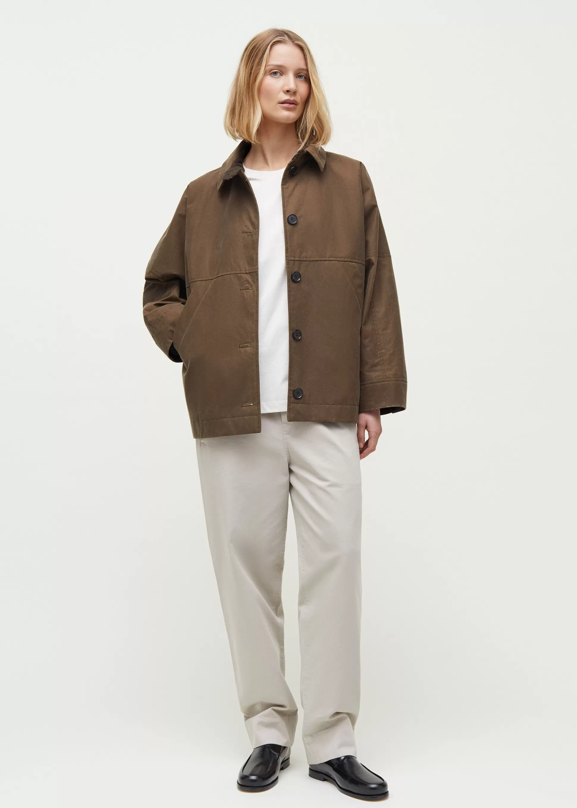 aiayu Jakker & Blazere<Moa jacket - oilskin Bark