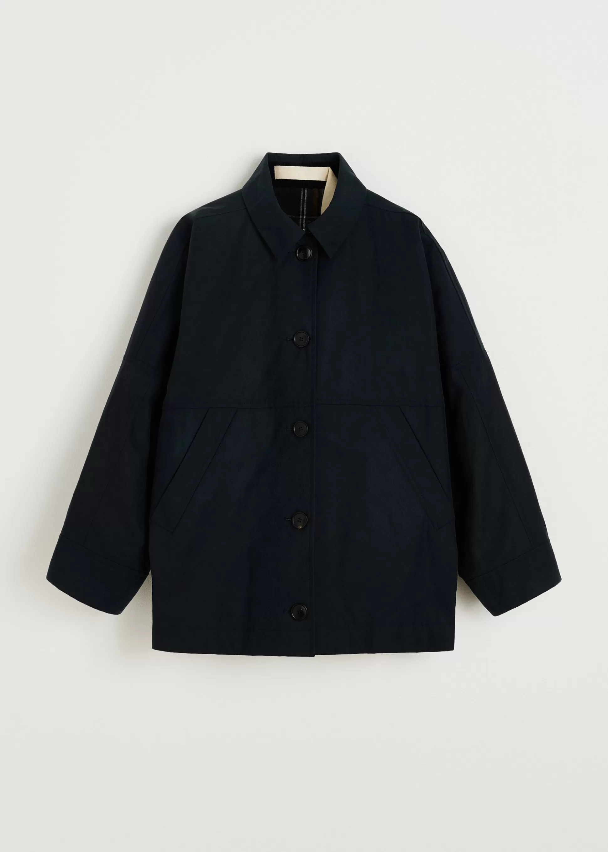 aiayu Jakker & Blazere<Moa jacket - oilskin Navy
