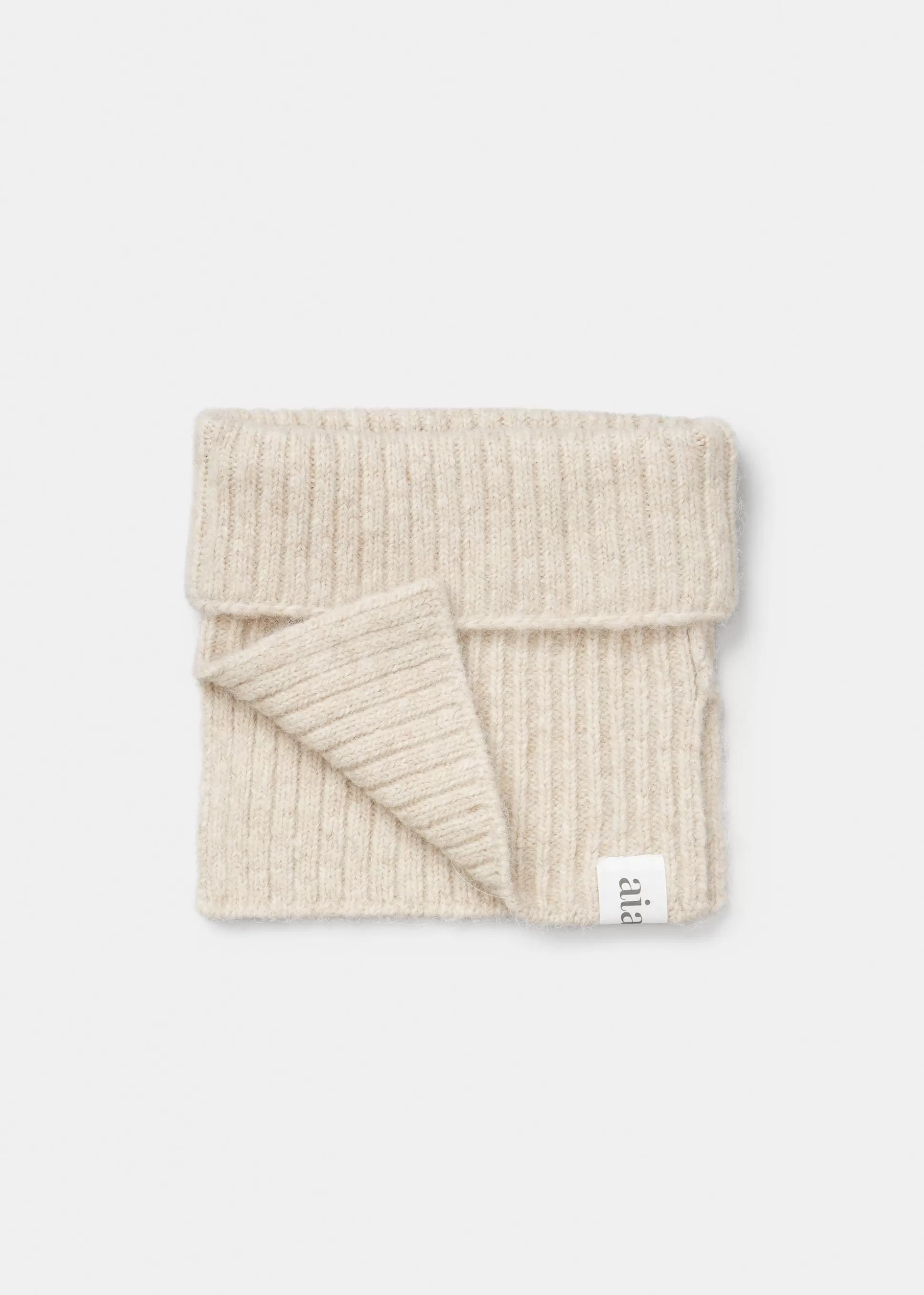 aiayu Tørklæder<Nellie neck warmer Pure Beige