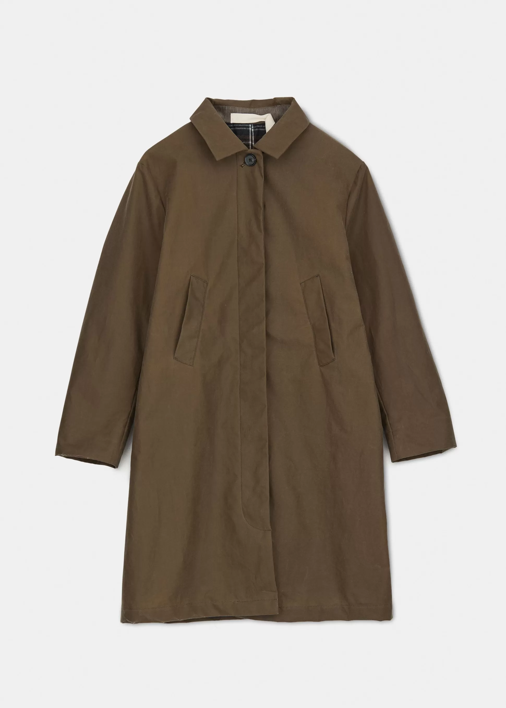 aiayu Frakker<Noor coat oilskin Bark