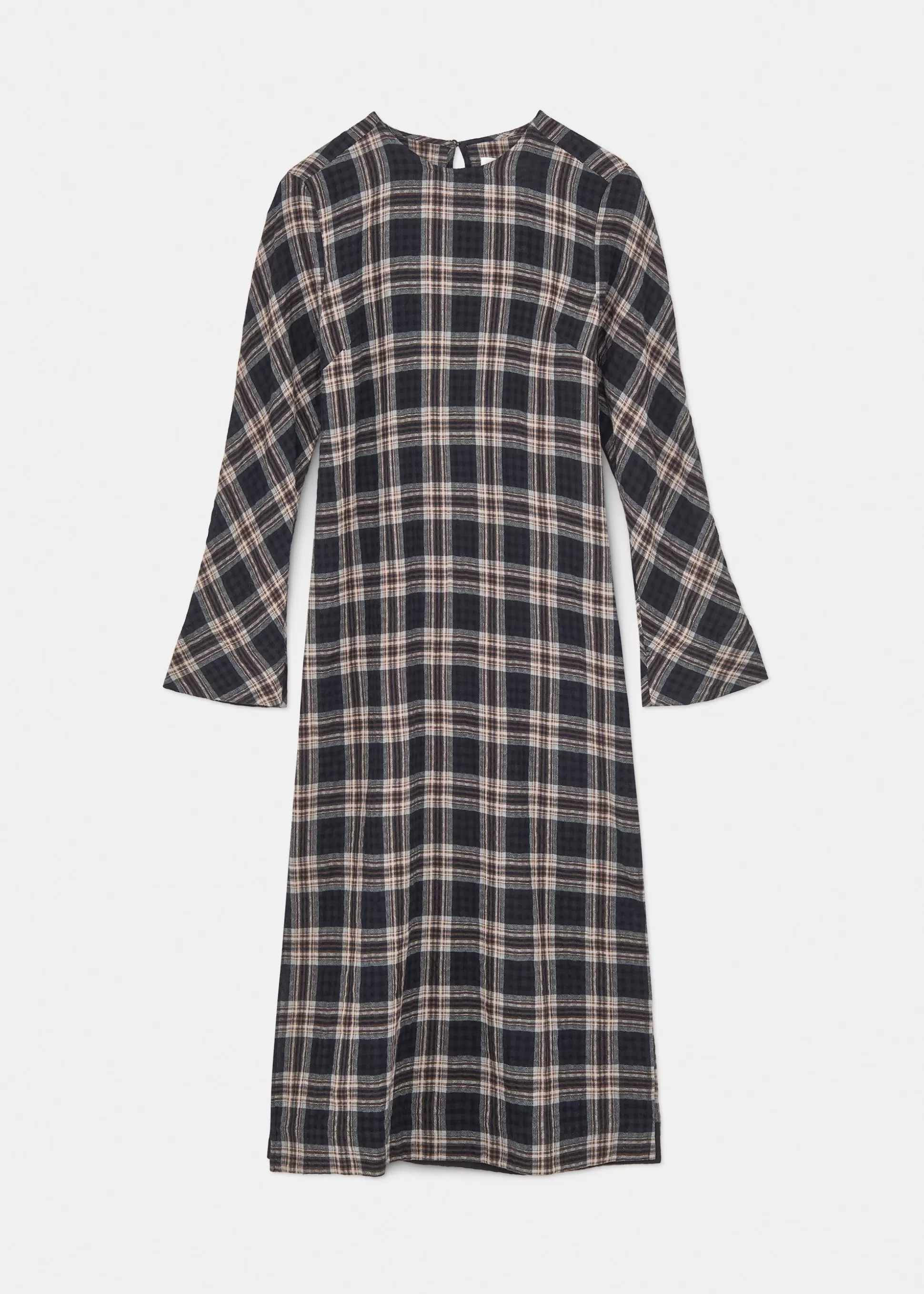 aiayu Kjoler & Nederdele<Novia dress checked wool Mix Black