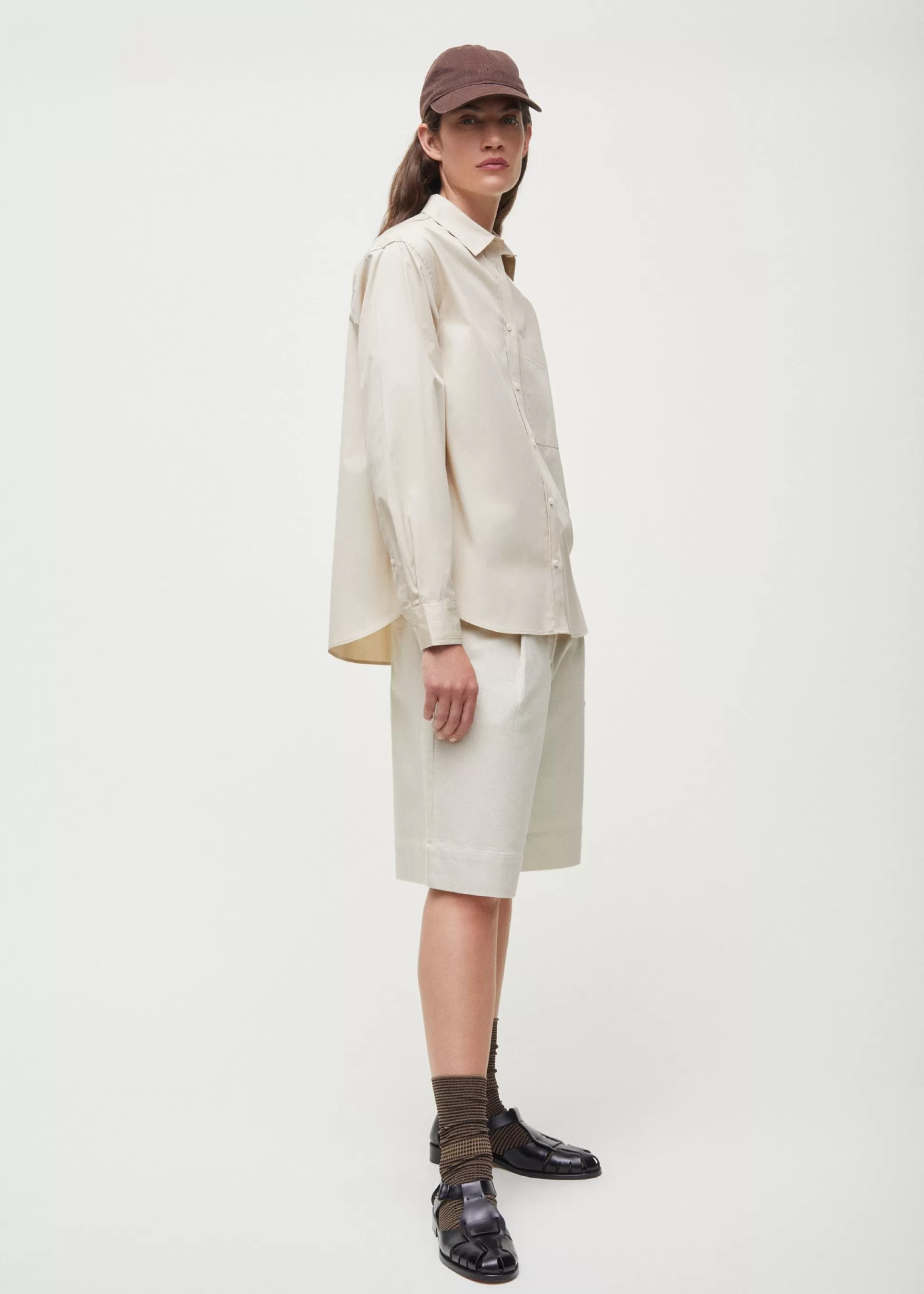 aiayu Skjorter<Philo shirt tailored Beige