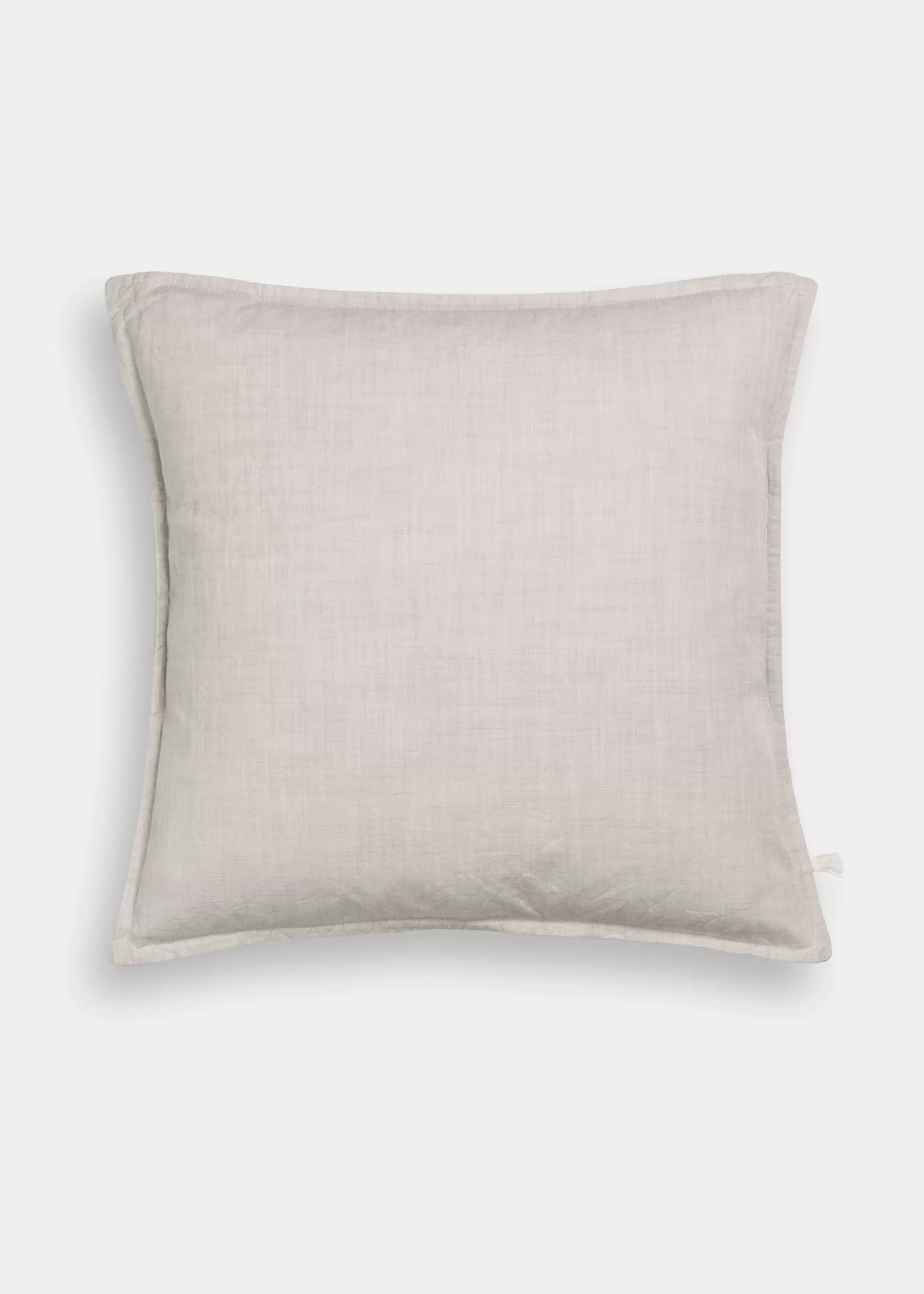 aiayu Puder<Pillow cotton slub - 50x50 Nature