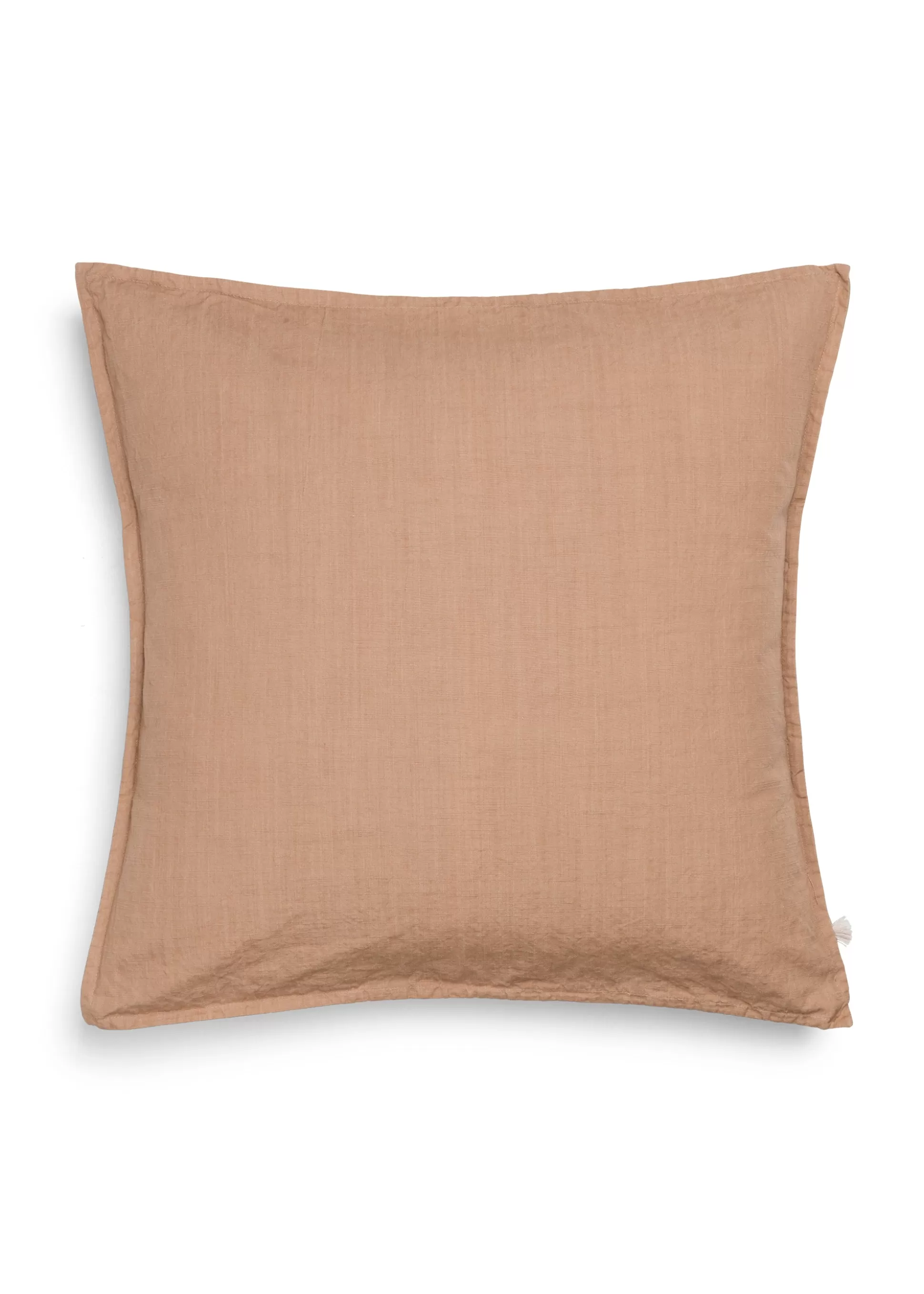 aiayu Puder<Pillow cotton slub - 50x50 Light Tabacco