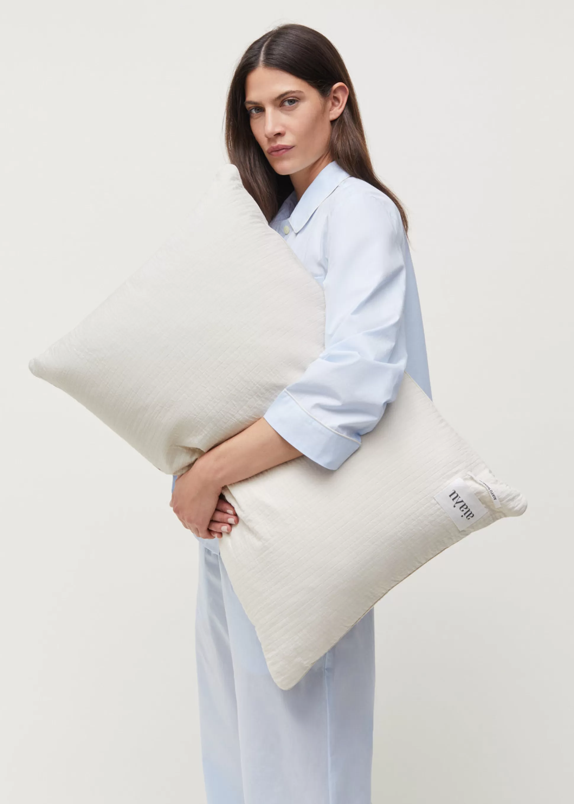 aiayu Puder<Pillow double - 50x80 Albicant