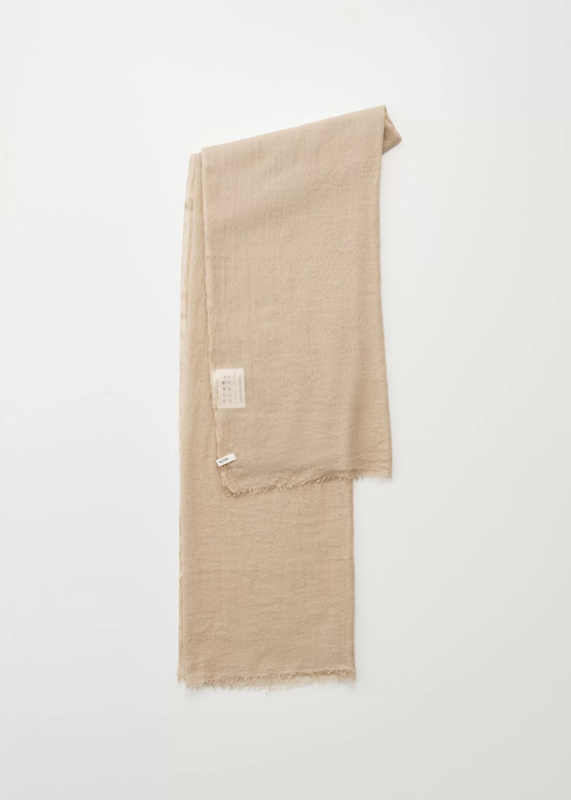 aiayu Tørklæder<Poon scarf - pure cashmere Macchiato