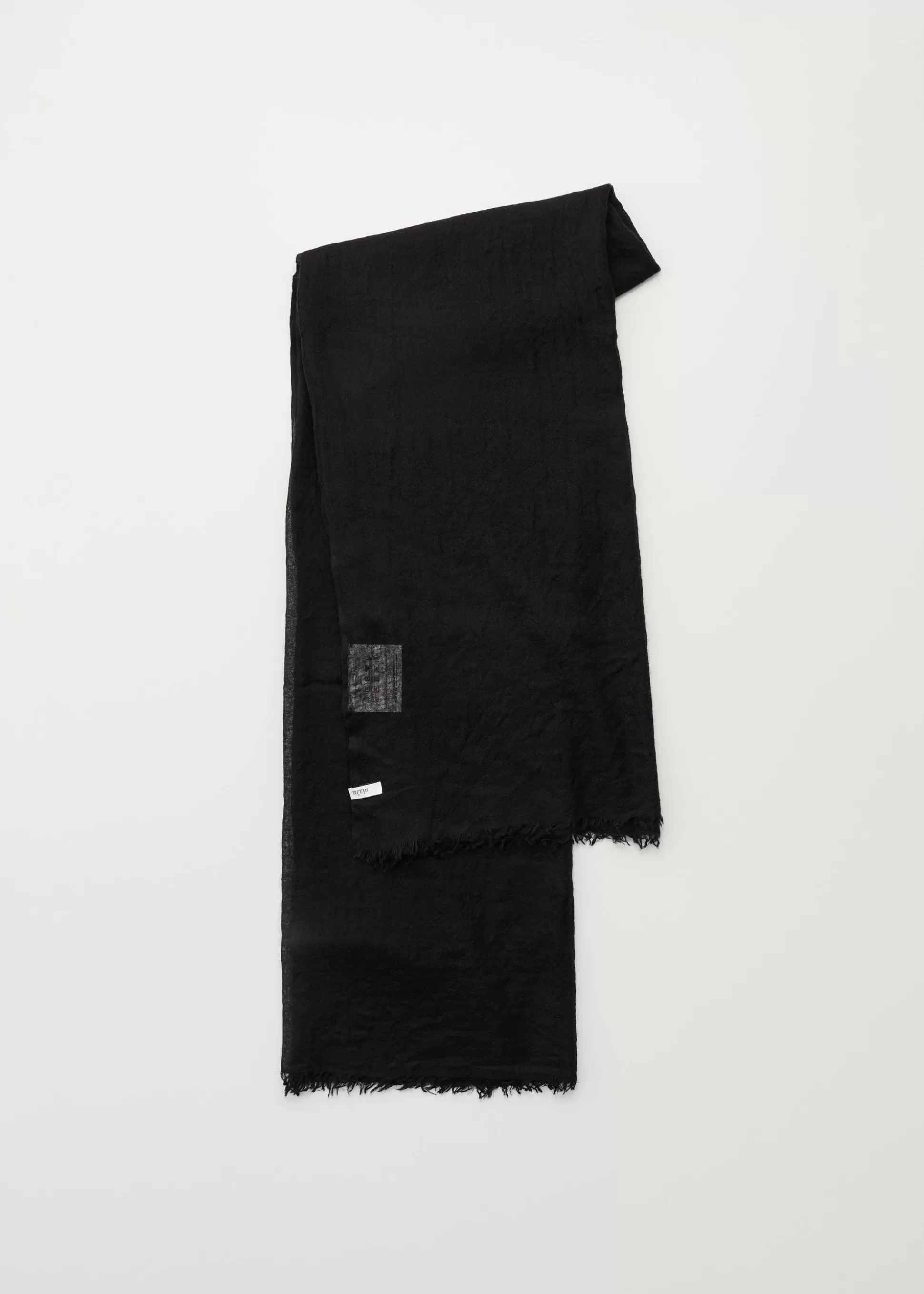 aiayu Tørklæder<Poon scarf - pure cashmere Black