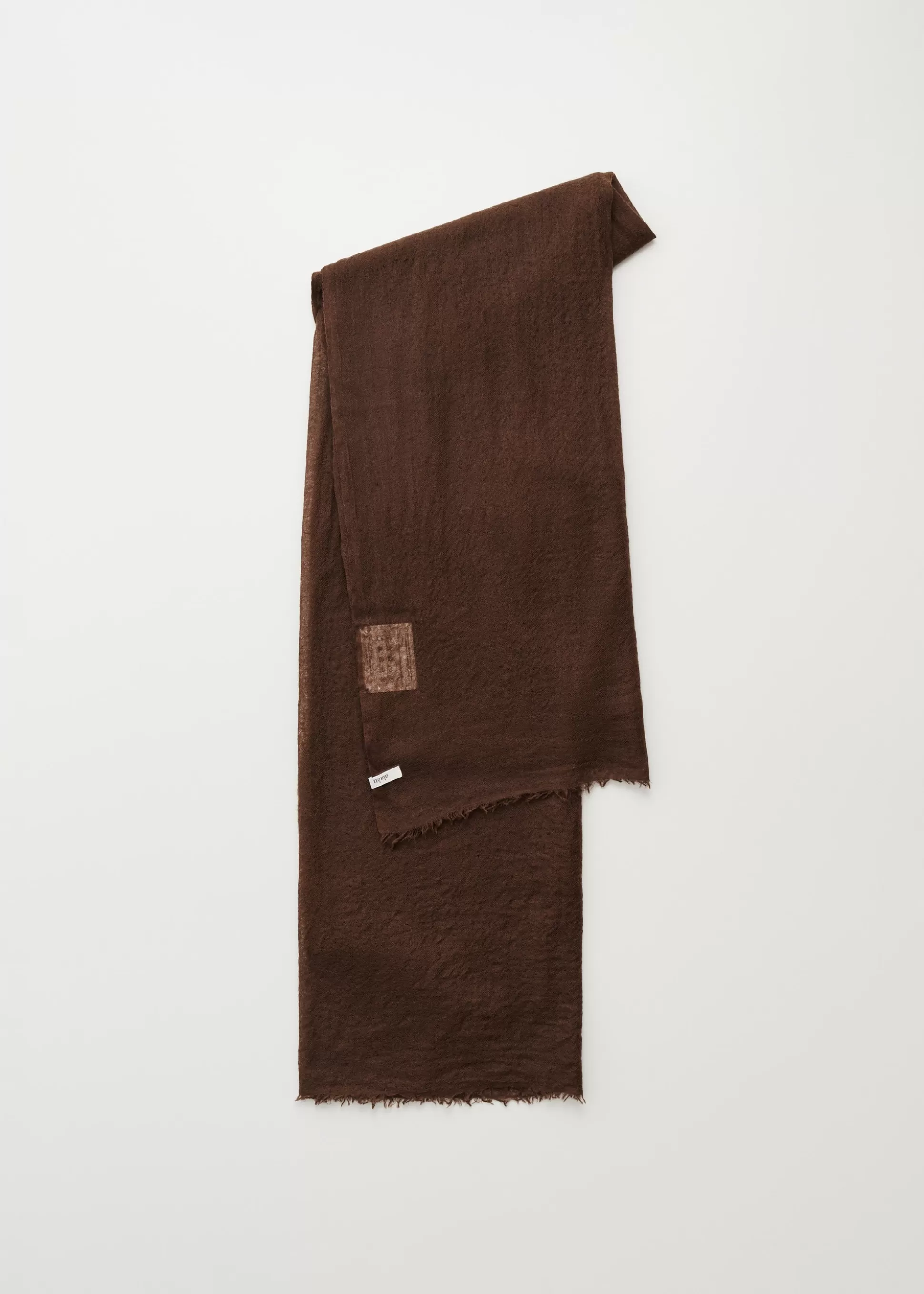 aiayu Tørklæder<Poon scarf - pure cashmere Chocolate