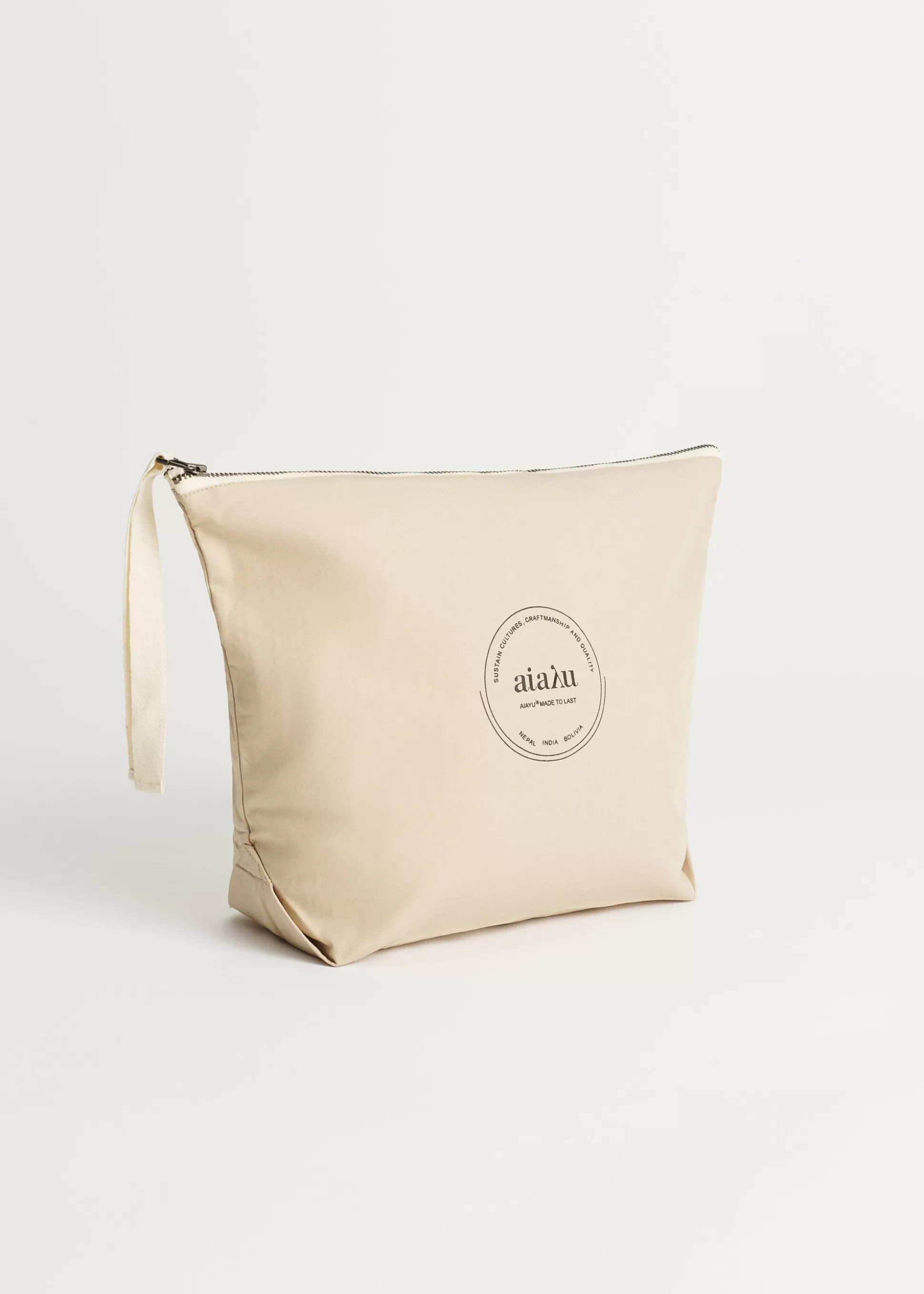 aiayu Pouches<Pouch heavy poplin Beige