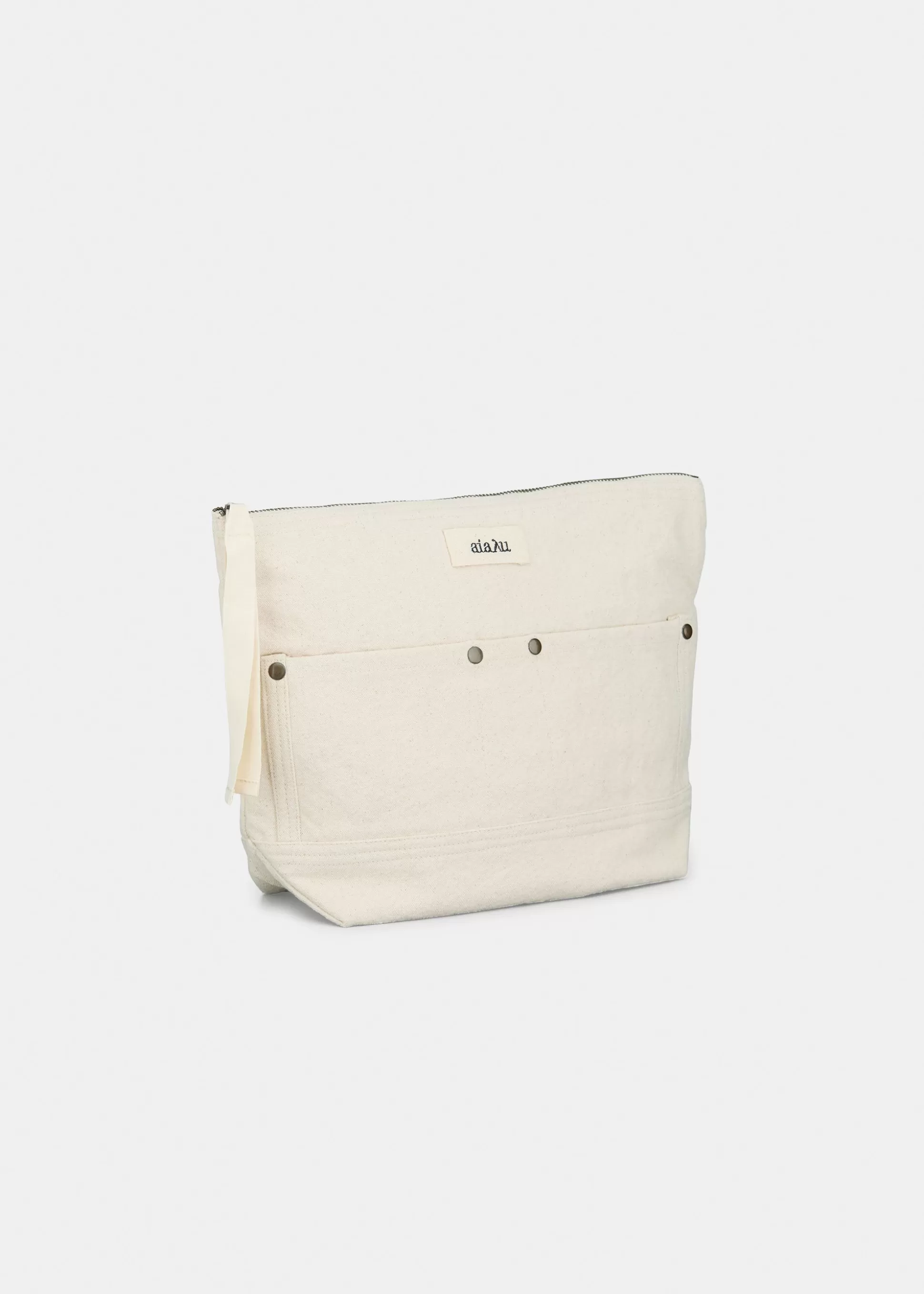 aiayu Pouches<Pouch pocket canvas Pure Ecru