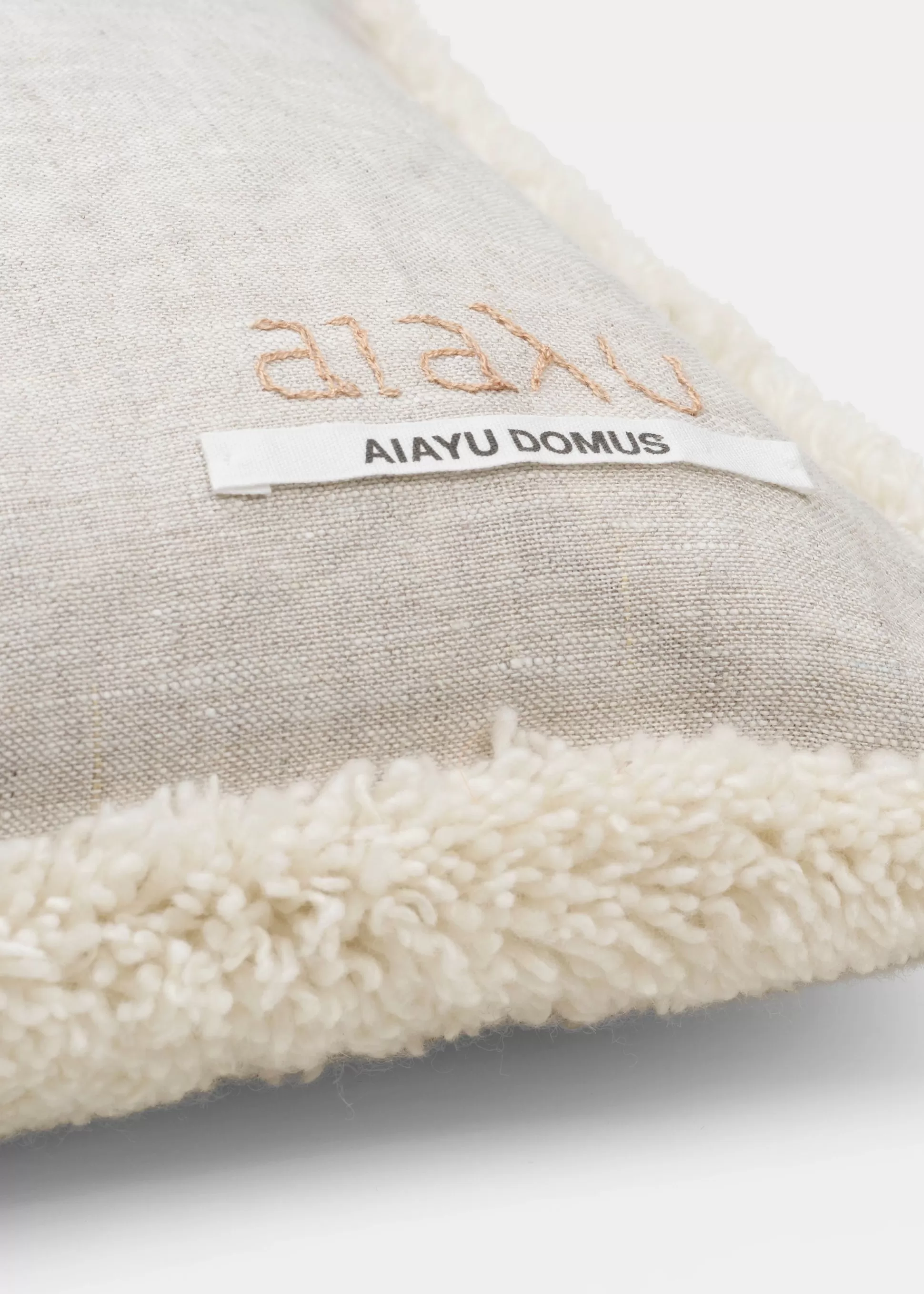 aiayu Puder<Puffy cashmere pillow - 30x40 Off White