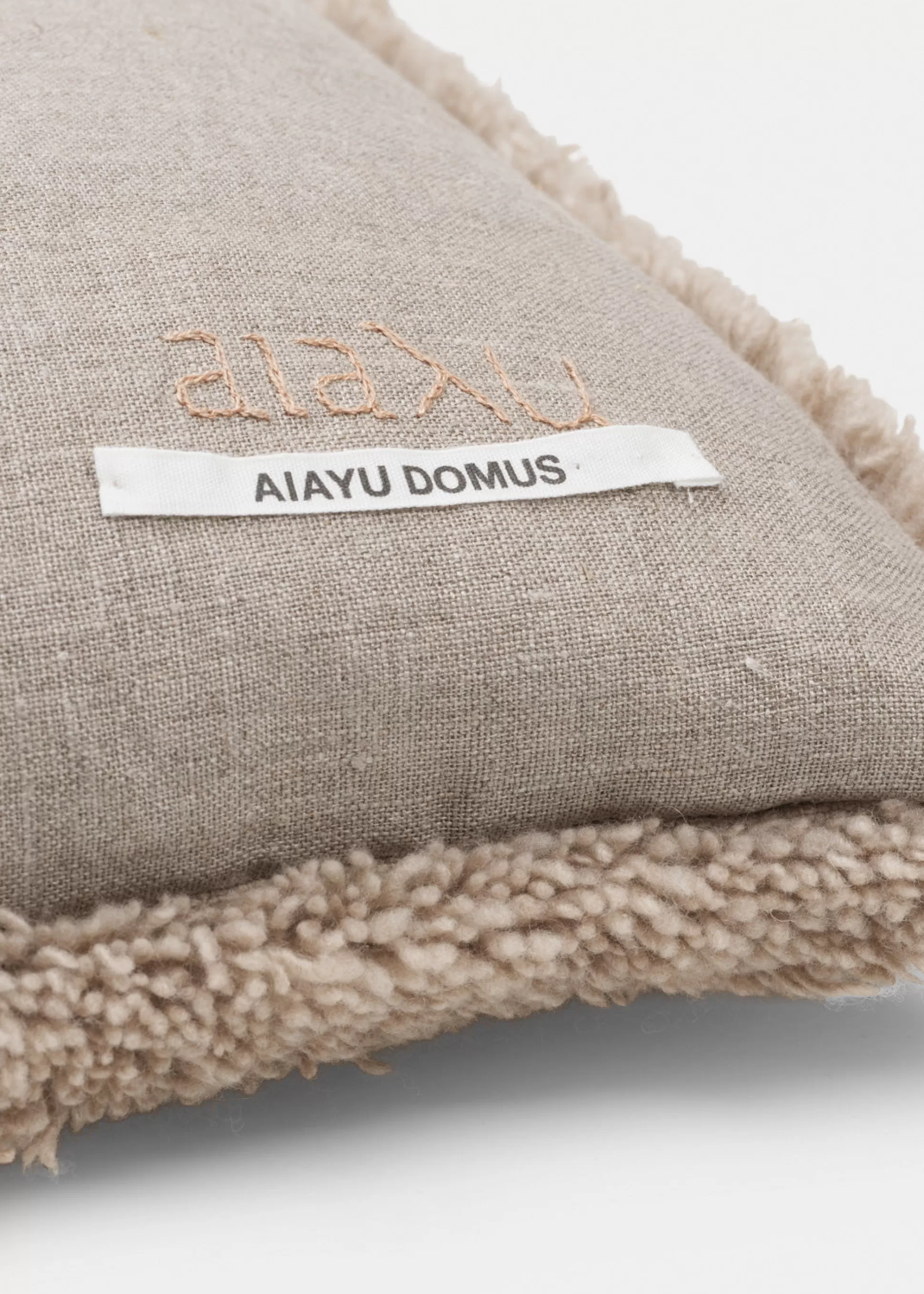 aiayu Puder<Puffy cashmere pillow - 30x40 Natural