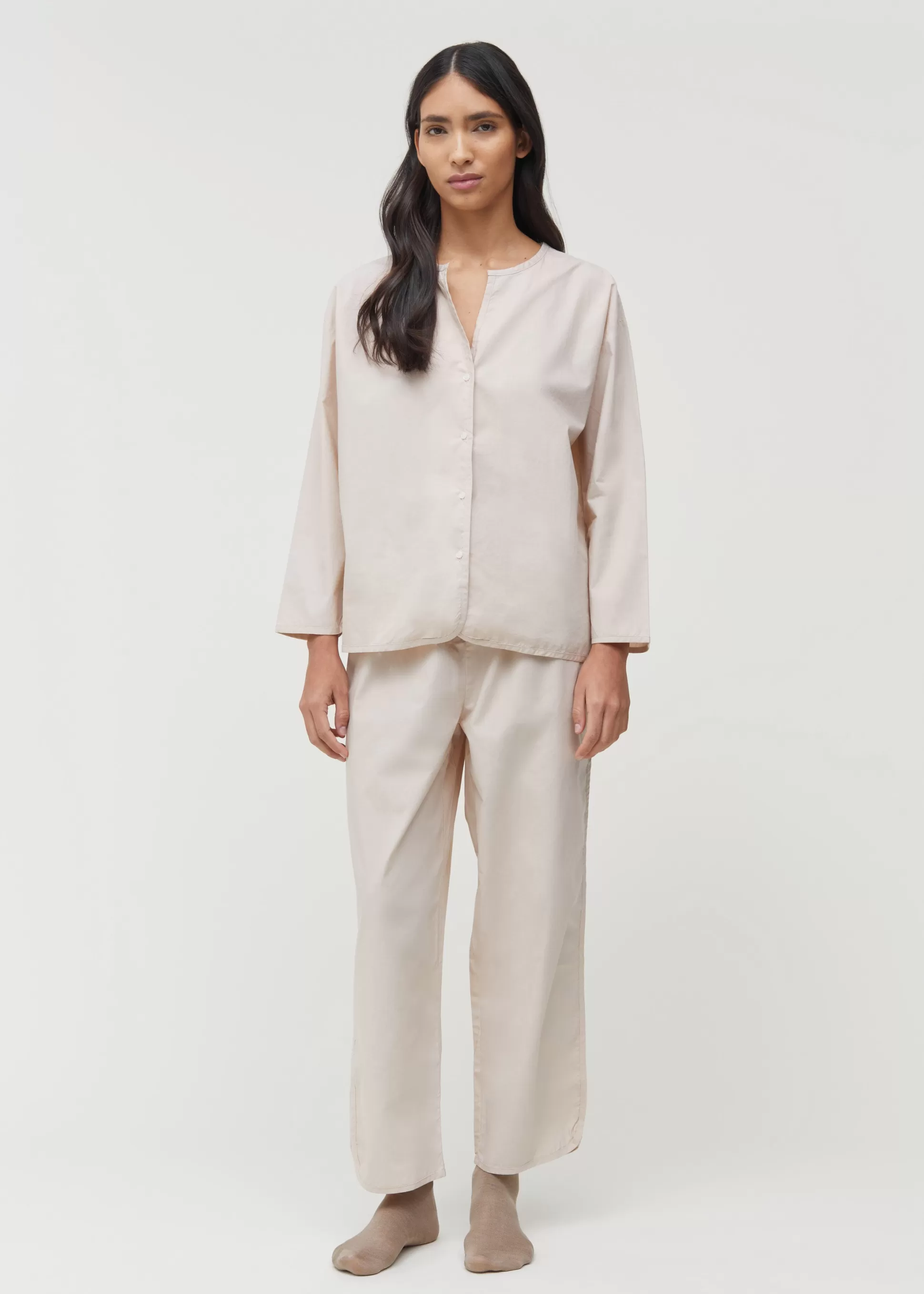 aiayu Pyjamas<Pyjamas Poplin Vanilla
