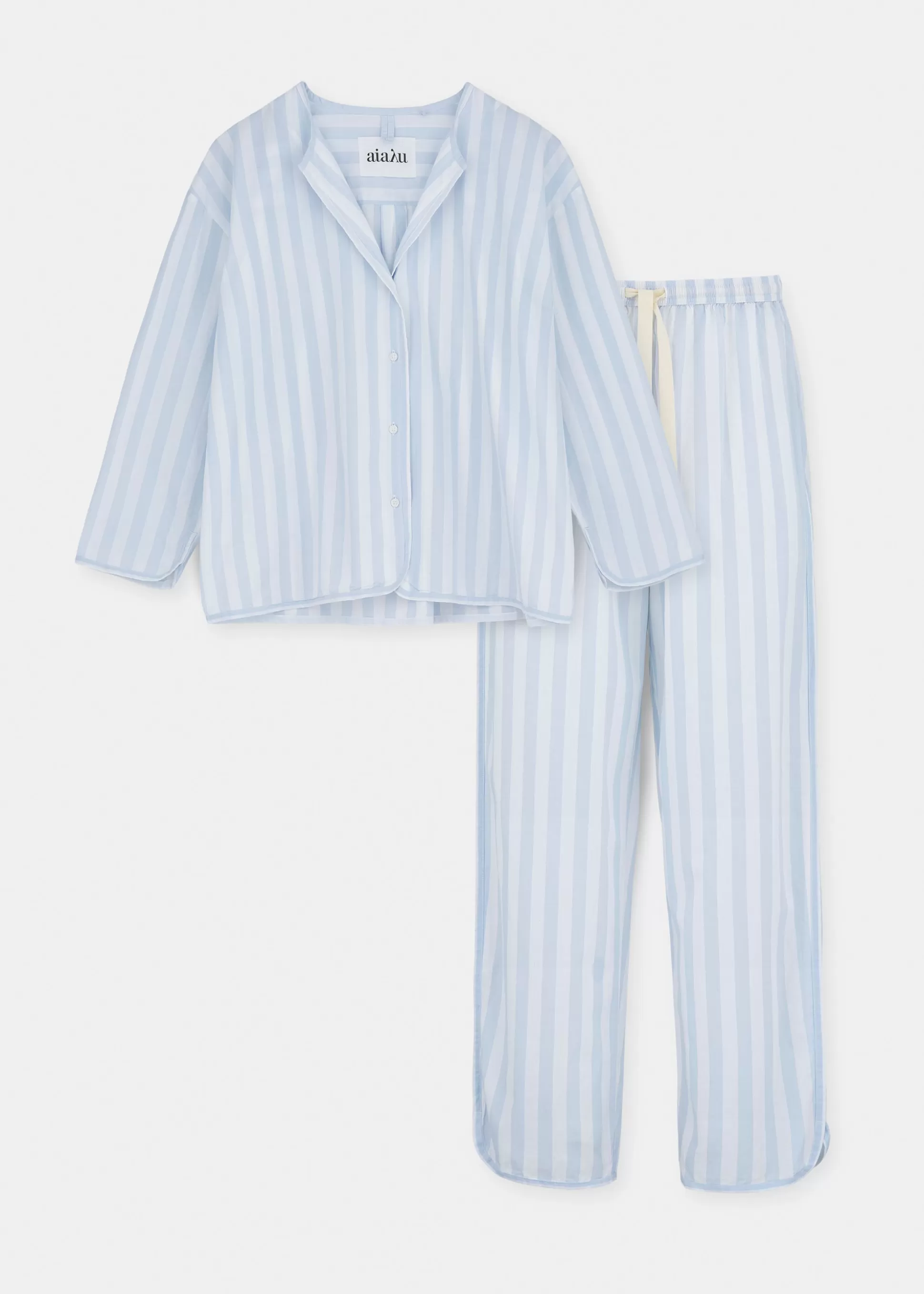aiayu Pyjamas<Pyjamas poplin Mix Blue Eyes