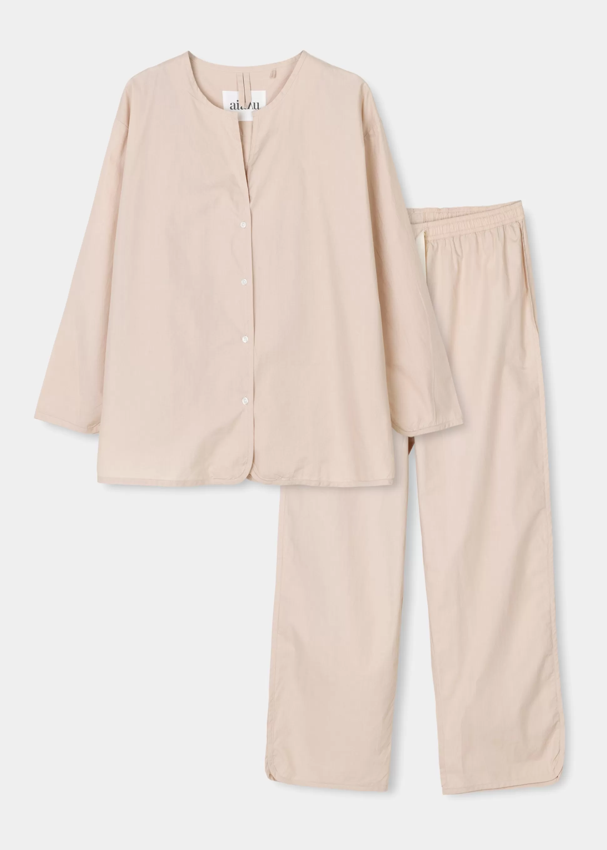 aiayu Pyjamas<Pyjamas Poplin Vanilla