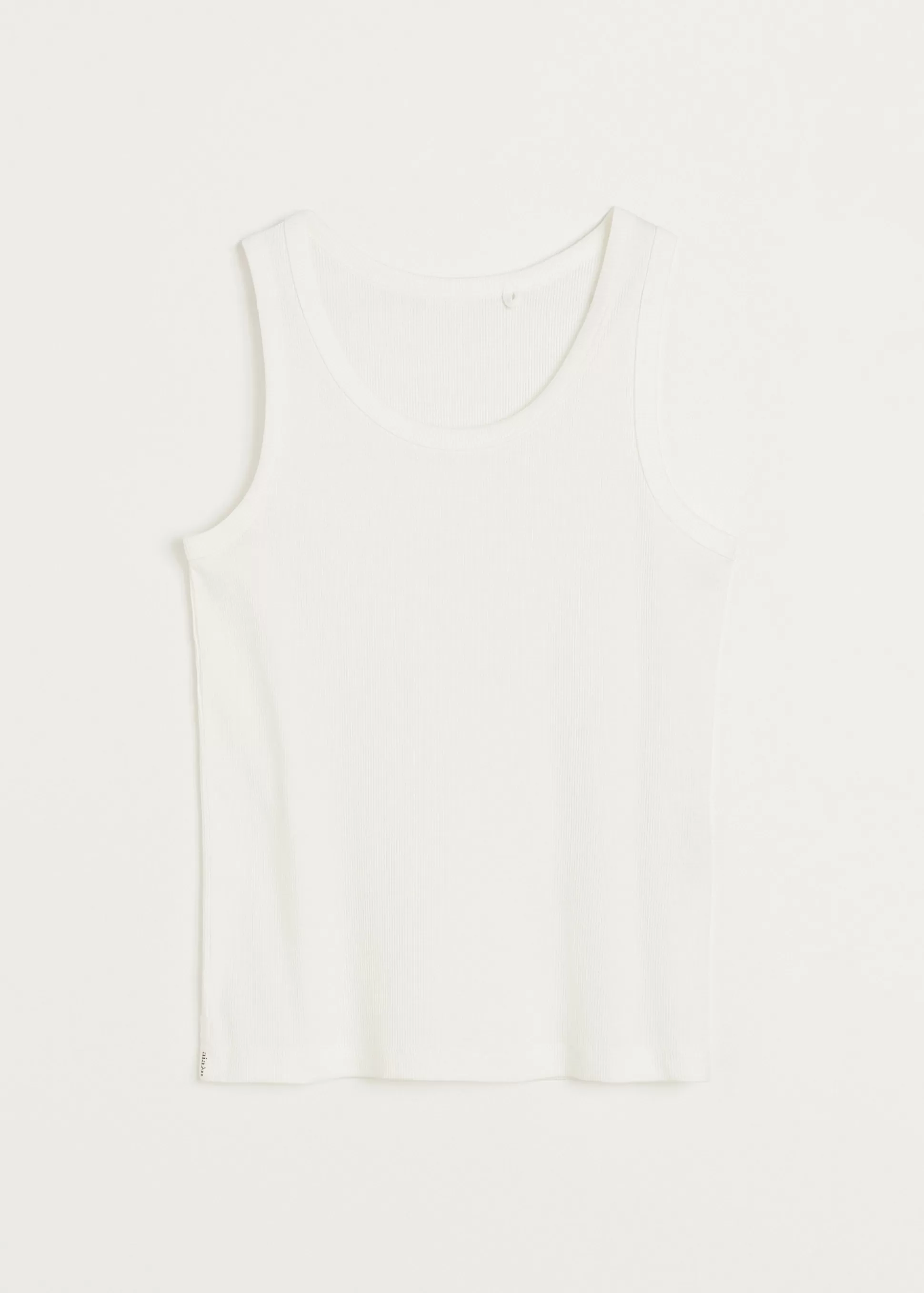 aiayu T-Shirts & Tops<Rib tank top Off White