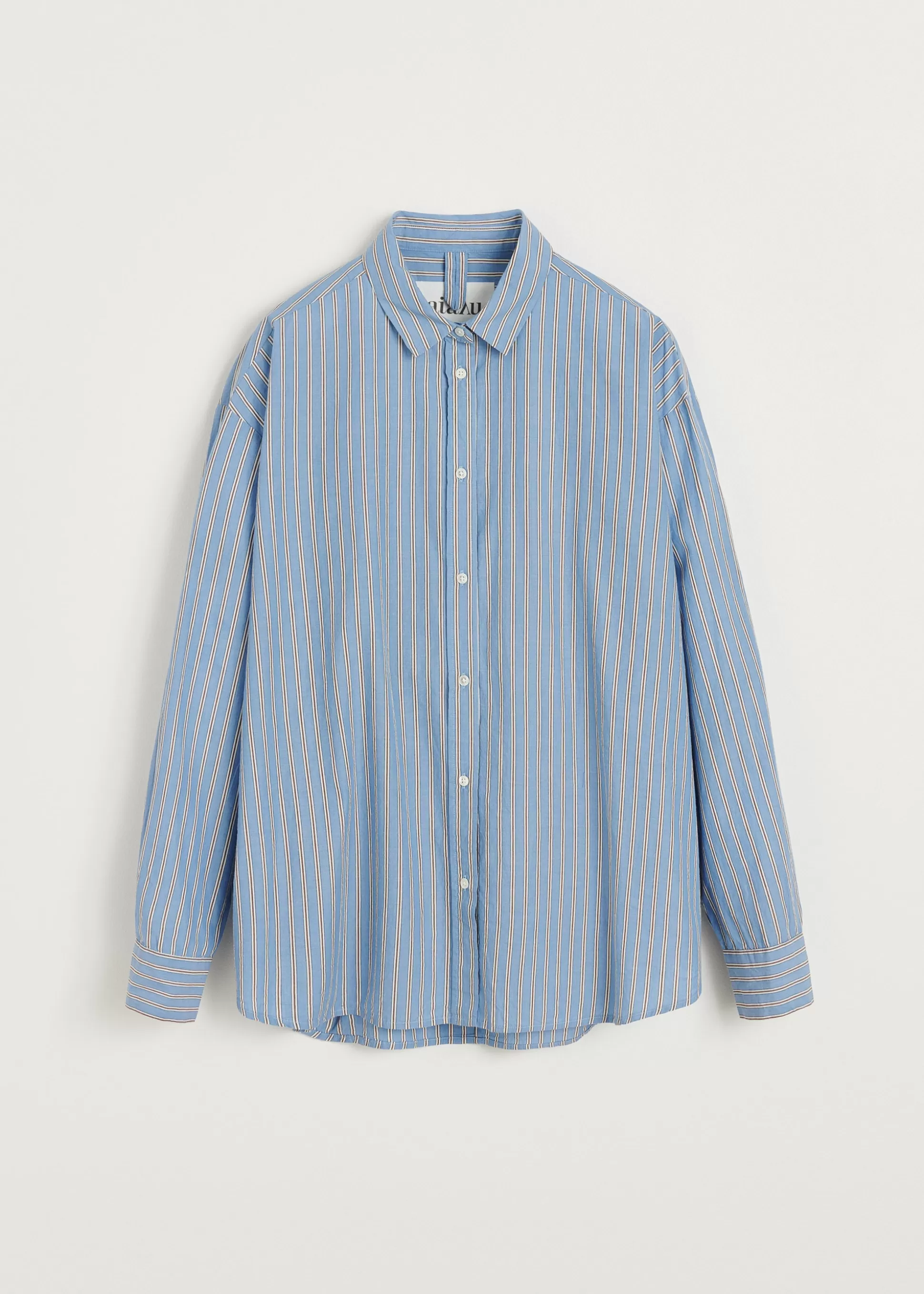 aiayu Skjorter<Shirt striped Mix Baby Blue