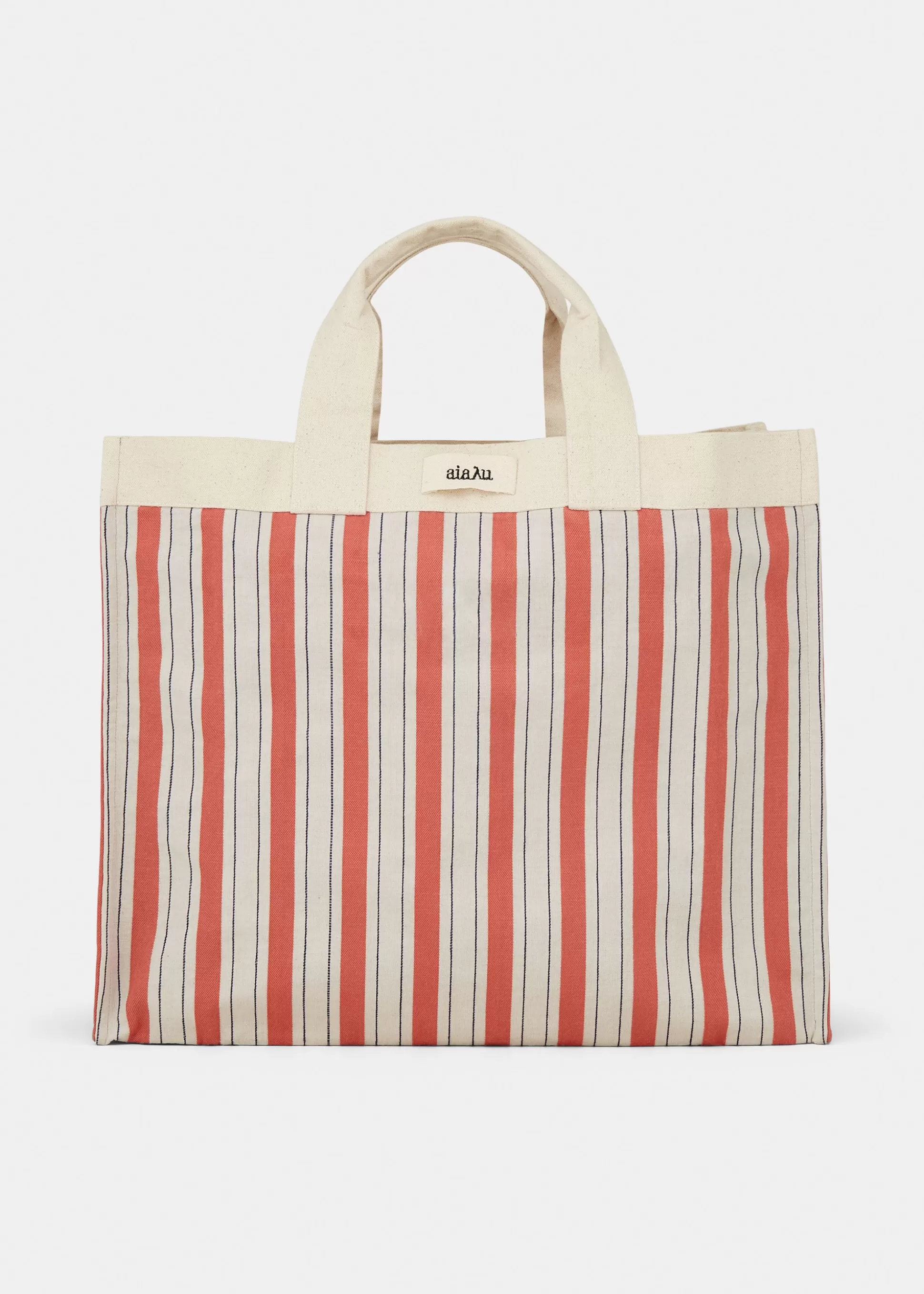 aiayu Clutches & Tasker<Shopper slub Mix Vintage Red