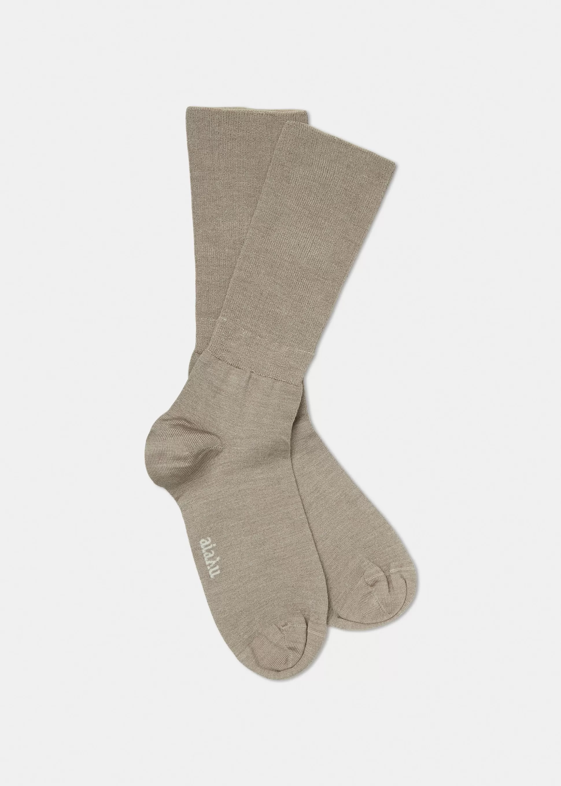 aiayu Strømper<Silk socks Oyster