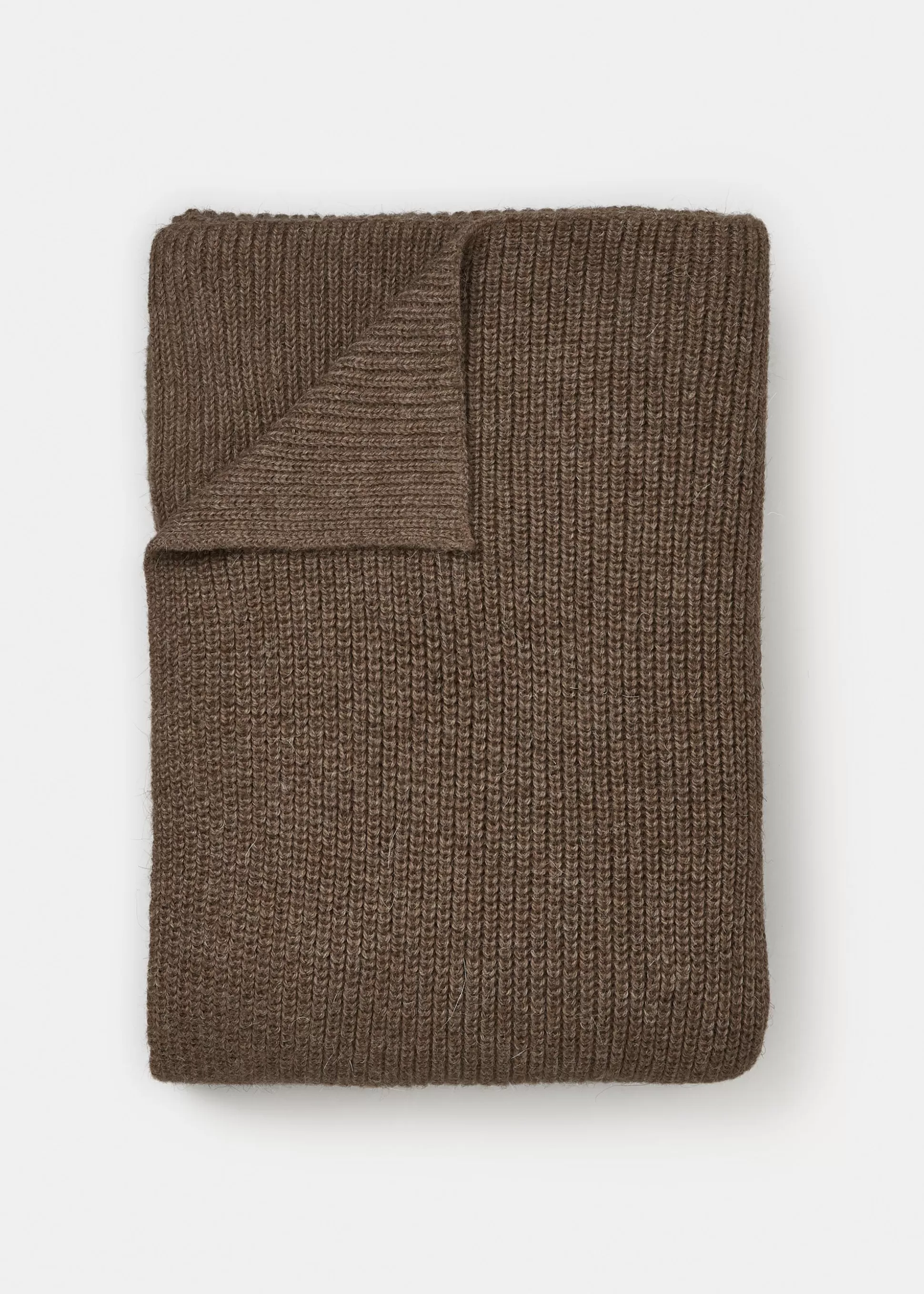 aiayu Plaider<Tito llama wool junior throw - 70x90 Pure Brownie