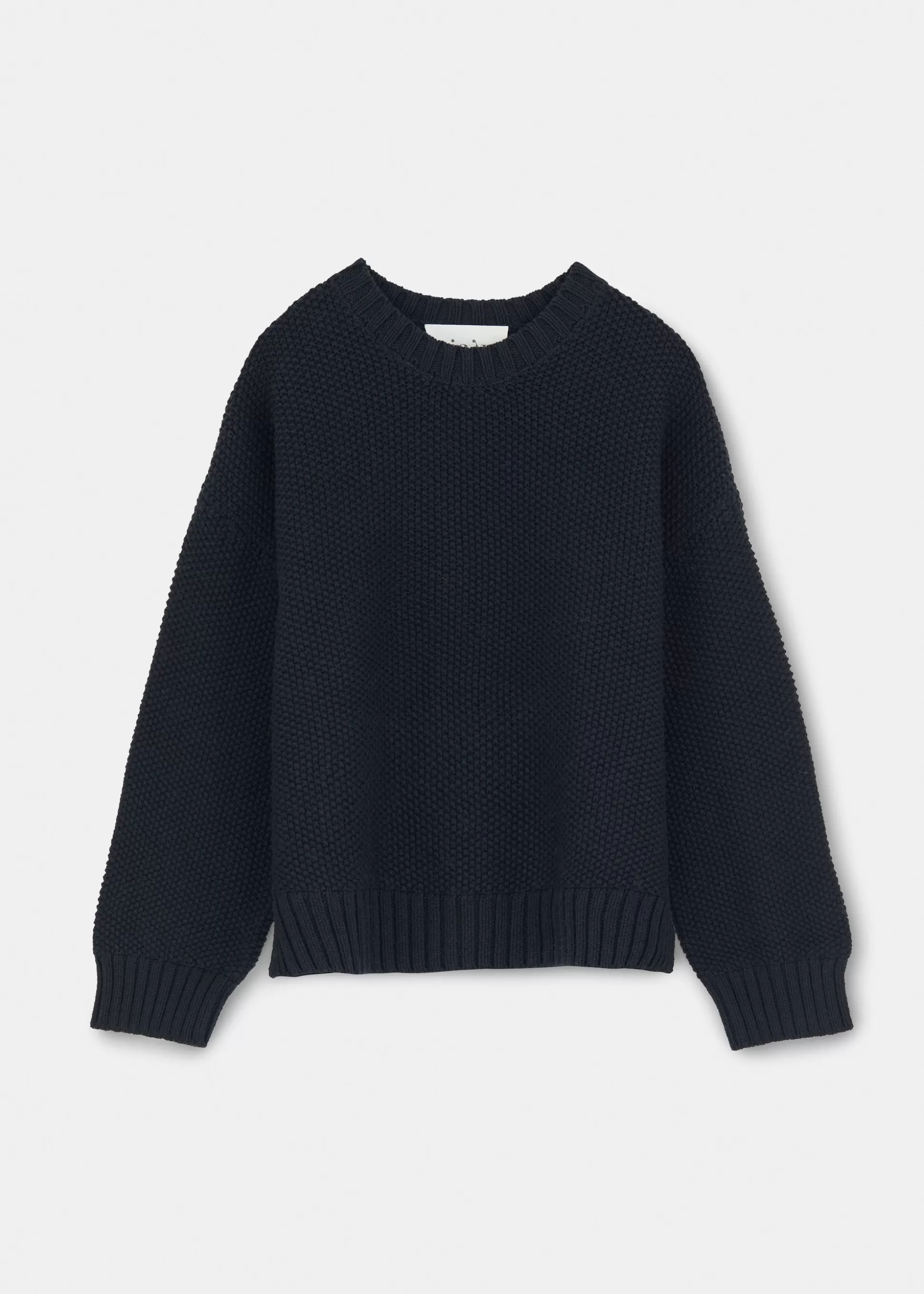 aiayu Strik<Vetla wool sweater Black Blue