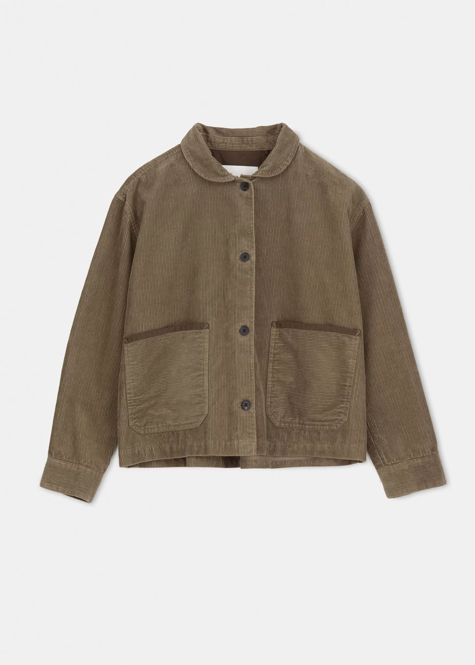aiayu Skjorter<Vinga shirt corduroy Brown Khaki