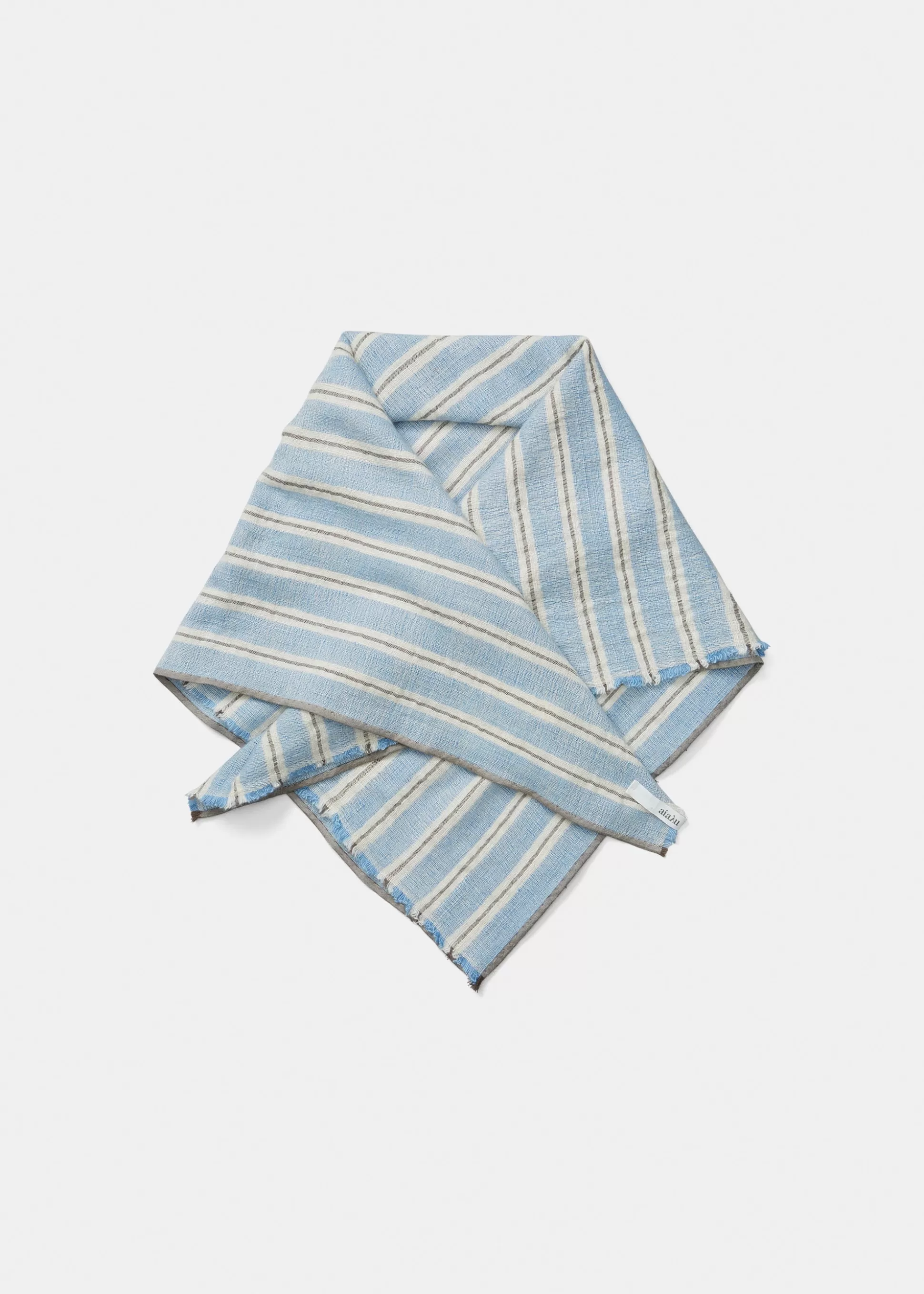 aiayu Tørklæder<Werna cashmere silk scarf Mix Light Blue