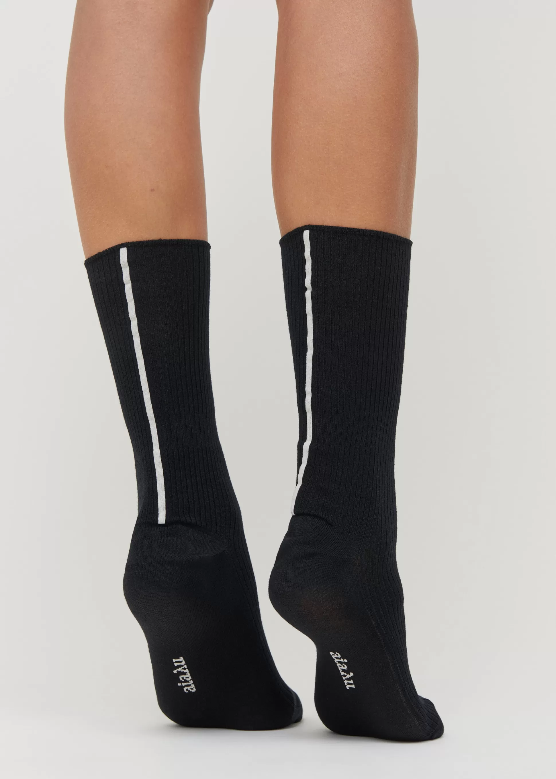 aiayu Strømper<Wool detailed socks Mix Black